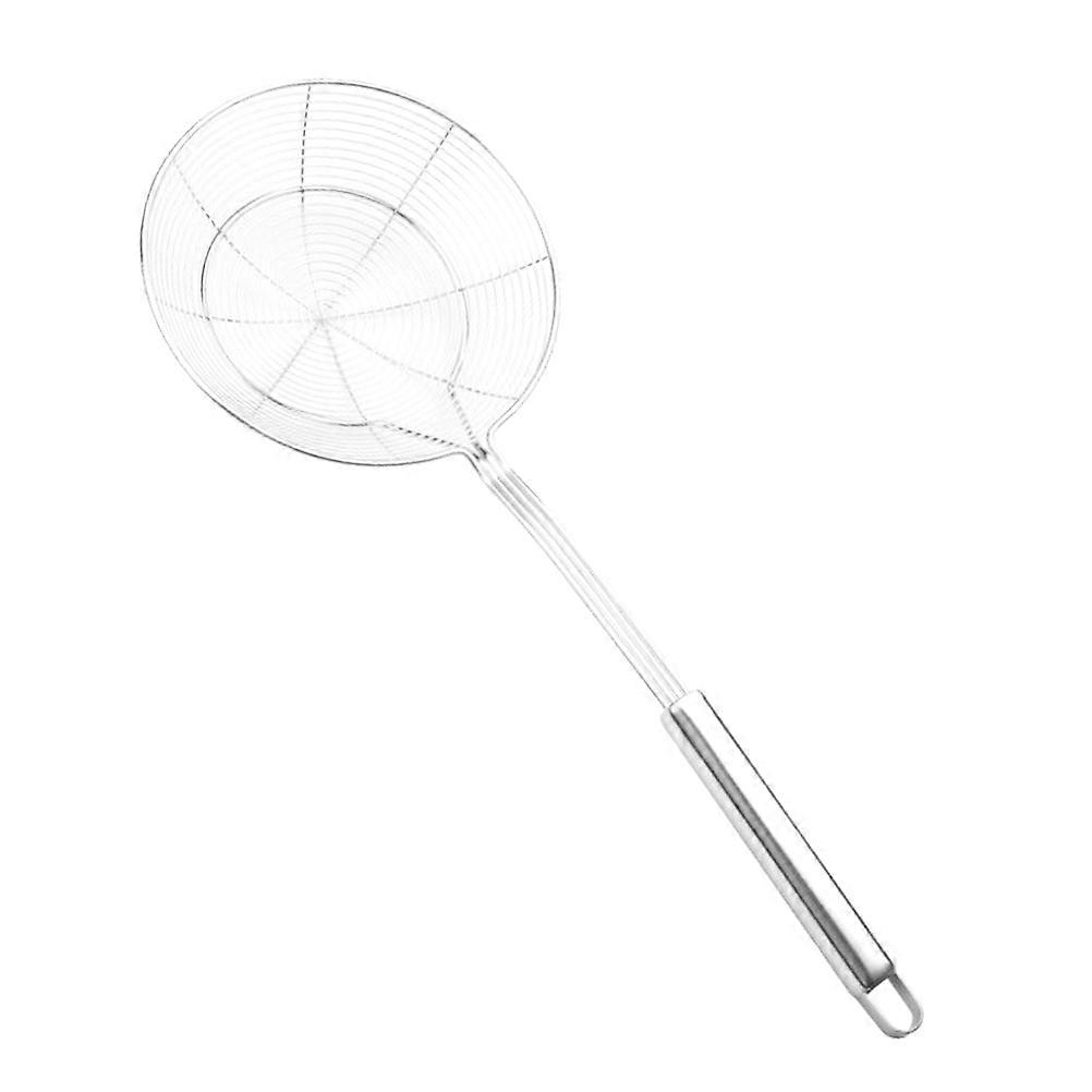 Handheld Stainless Steel Colander Strainer with Hanging Design for Easy Storage and Kitchen Use