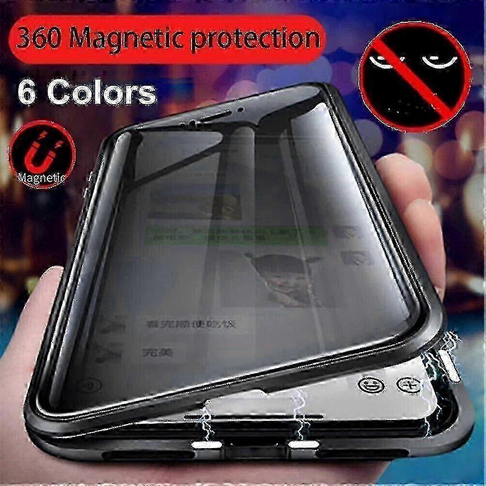 Privacy Anti Spy Magnetic 360 Protective Case For Iphone 15 Pro Max 14 13 12 11,bz 2025