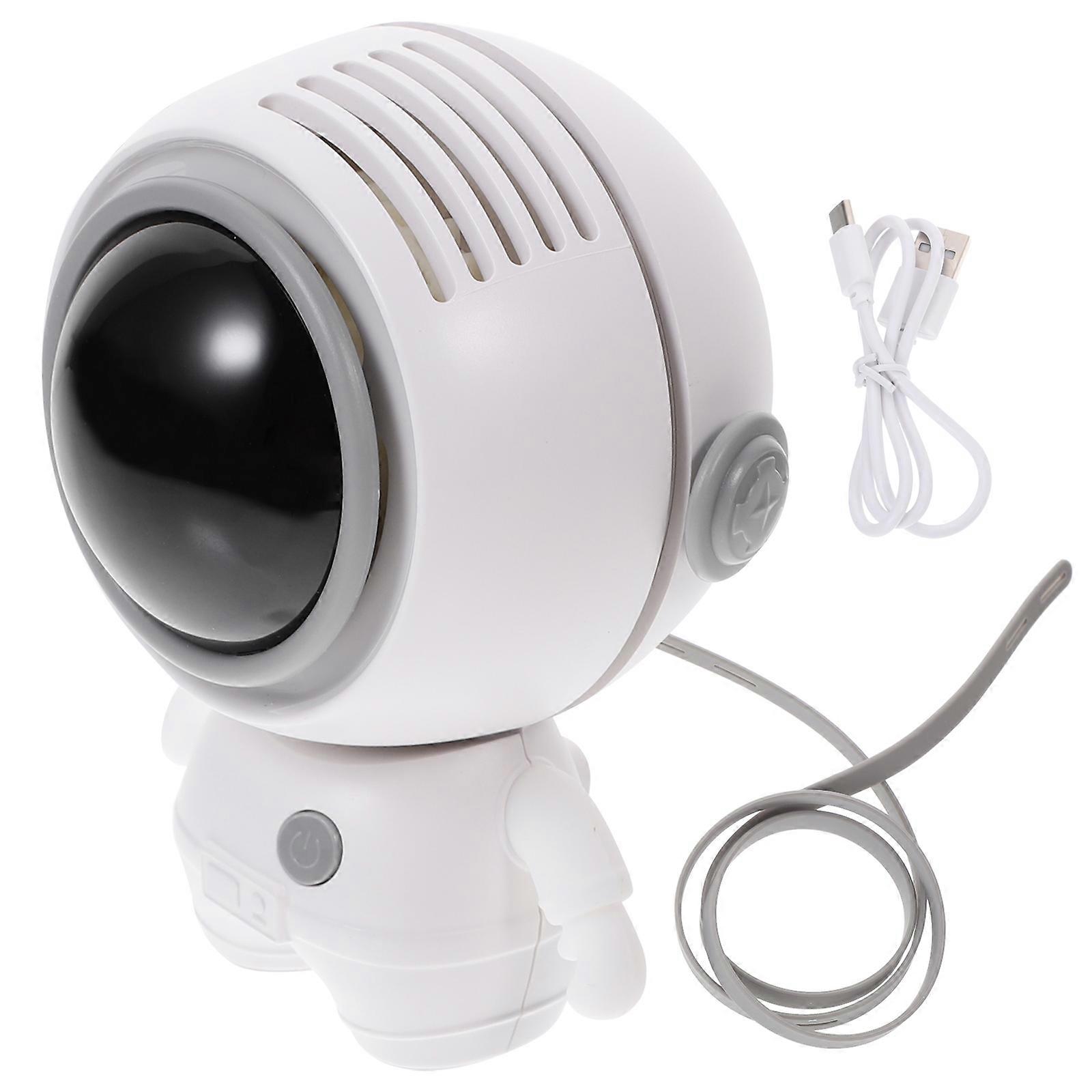 Astronaut Mini Fan Personal Neck Fan Rechargeable Simple .65X7.55cm Bladeless Wind Outdoor 1Pcs