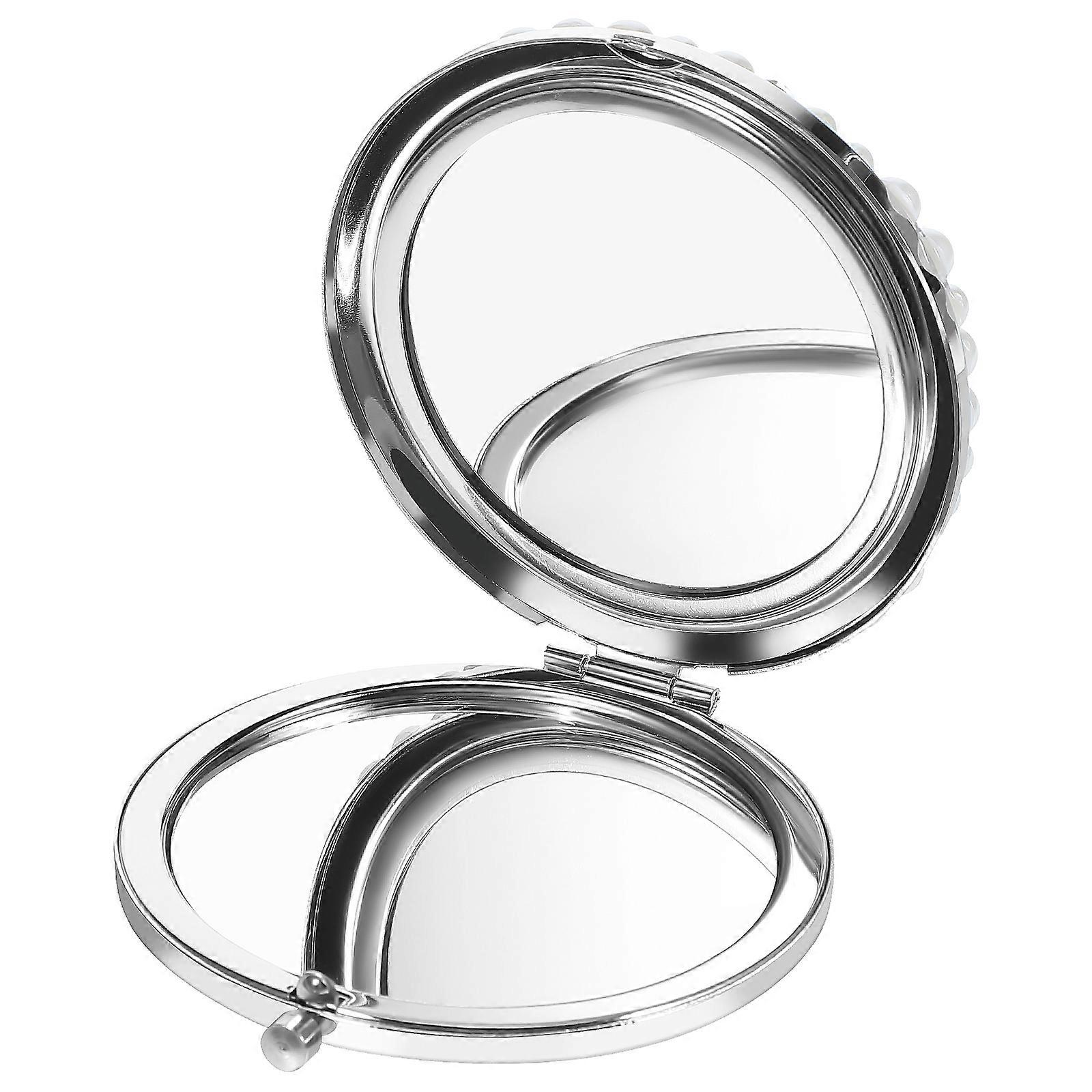 Flower Mirror Small Handheld Mirror for Makeup with for Purse Use