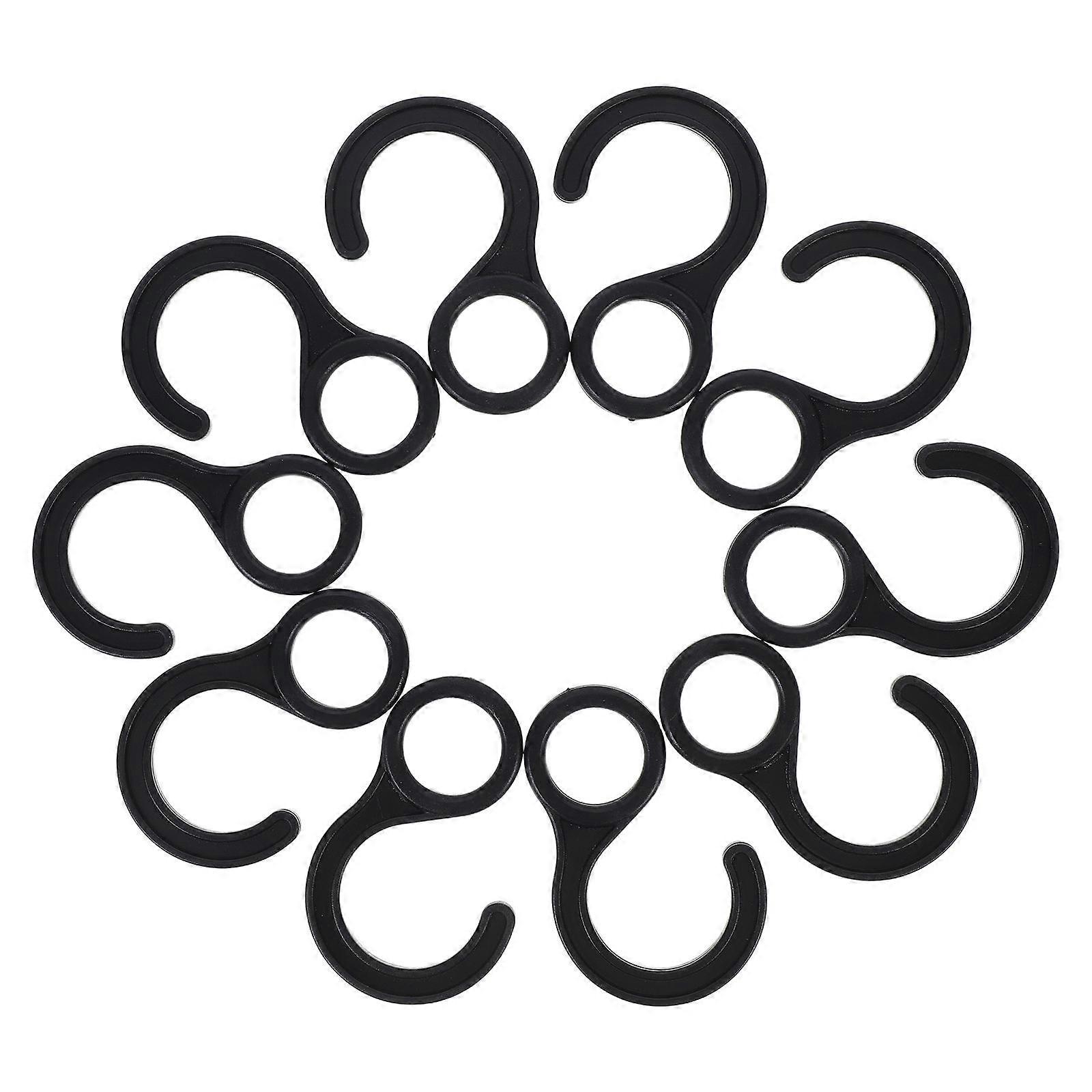Shade Hook Cargo Net Hooks Replacement Circular Plastic Tent Fastening For Easy Setup 10Pcs