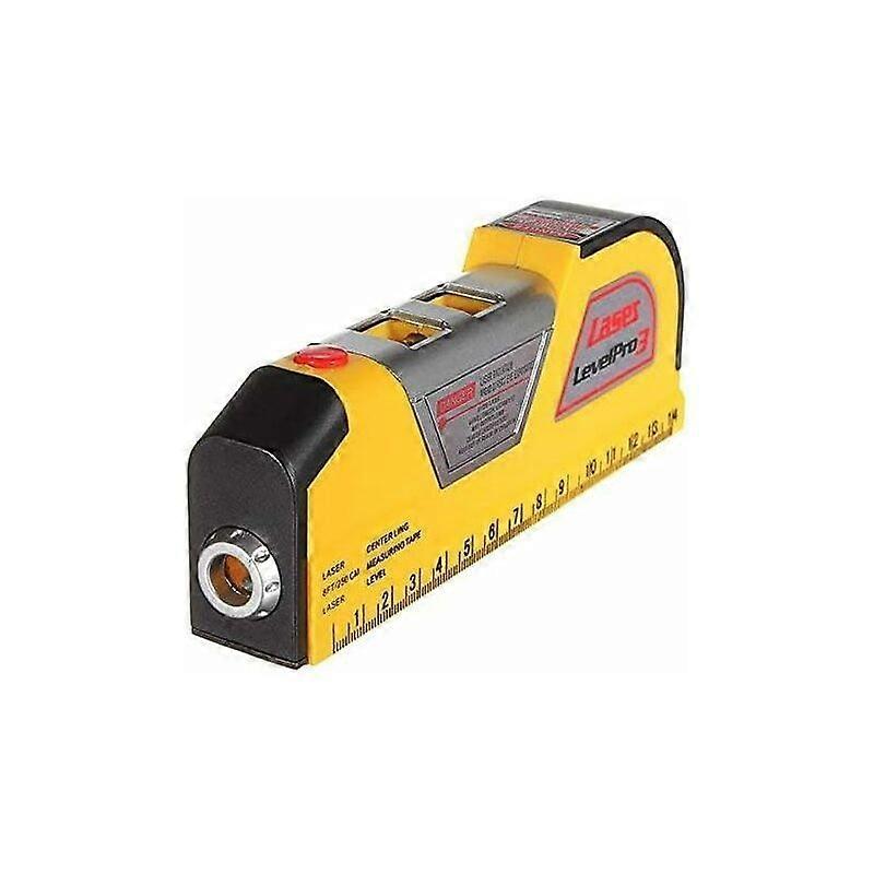 2.5M Laser Level Horizontal Vertical Alignment / Tape Measure Inclinometer Measuring Aligner Multipurpose Vertical Ruler
