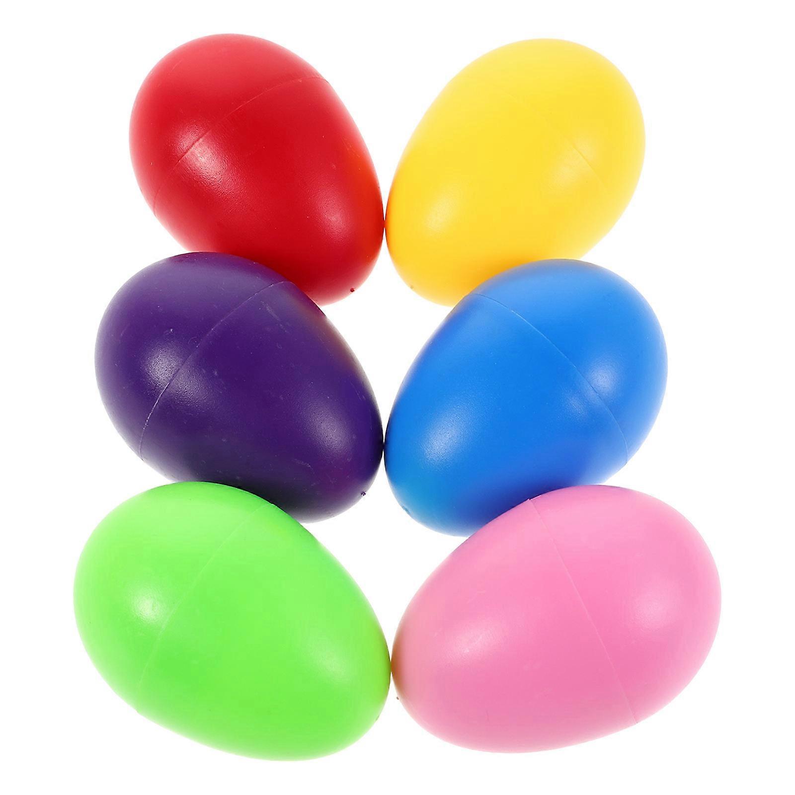 Assorted Eggs 12-Pcs For Toddlers Music Class Hand Eye Coordination 2.2×1.5×1.5in Safe Play Equipment