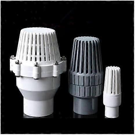 Check valve for water pumps in 4 sizes (32–63 mm) – PVC sieve filter with spring for filtration and irrigation of aquariums (Inner Dia. 40mm)
