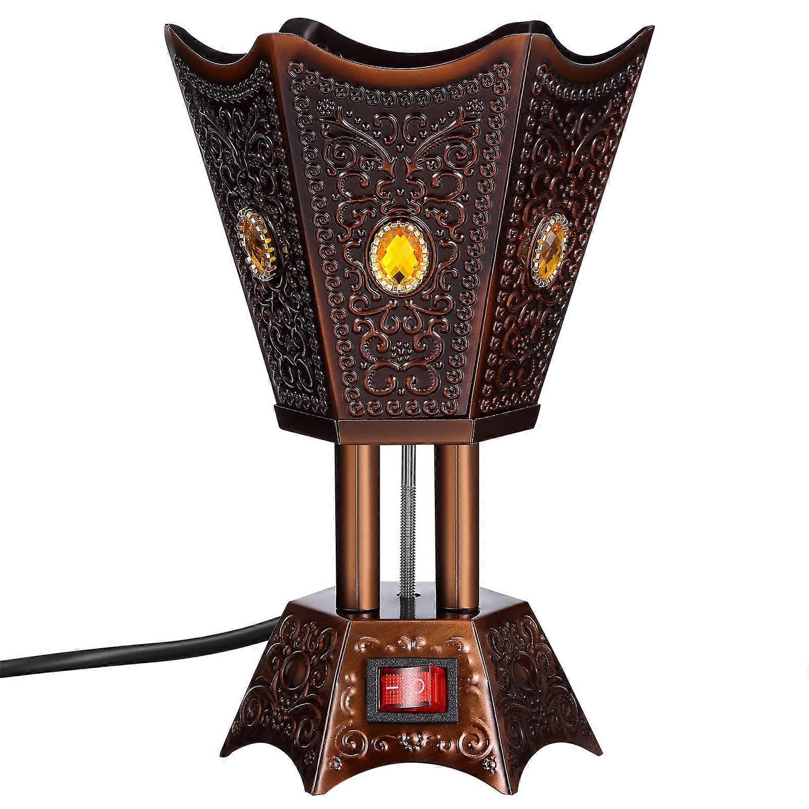 Electric Arabian Incense Burner Desktop Plug in Censer Home Decoration 1 Set Plug