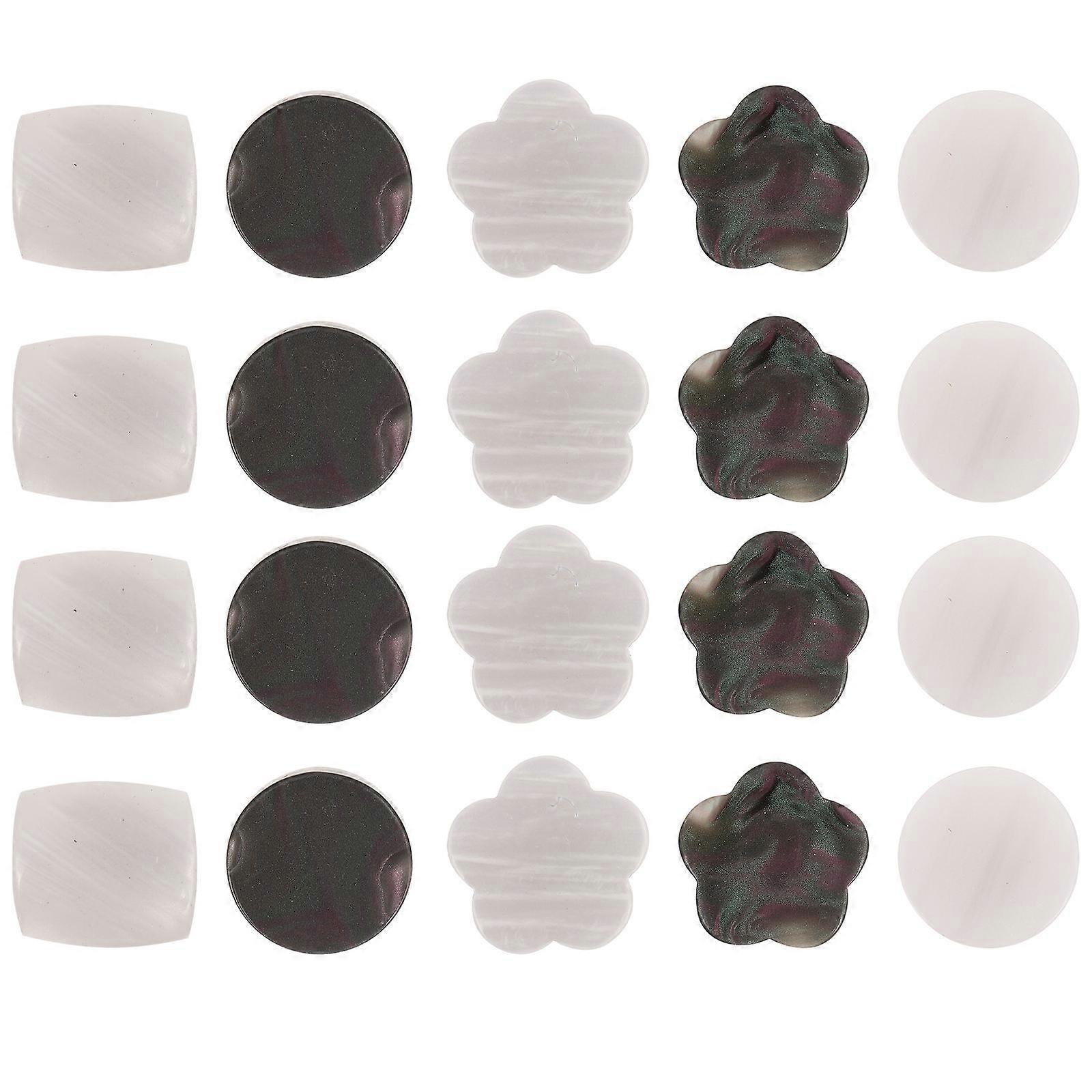Magnetic Cloth Button 20Pcs Strong Suction Design For DIY Craft Making Assorted Color Practical Use