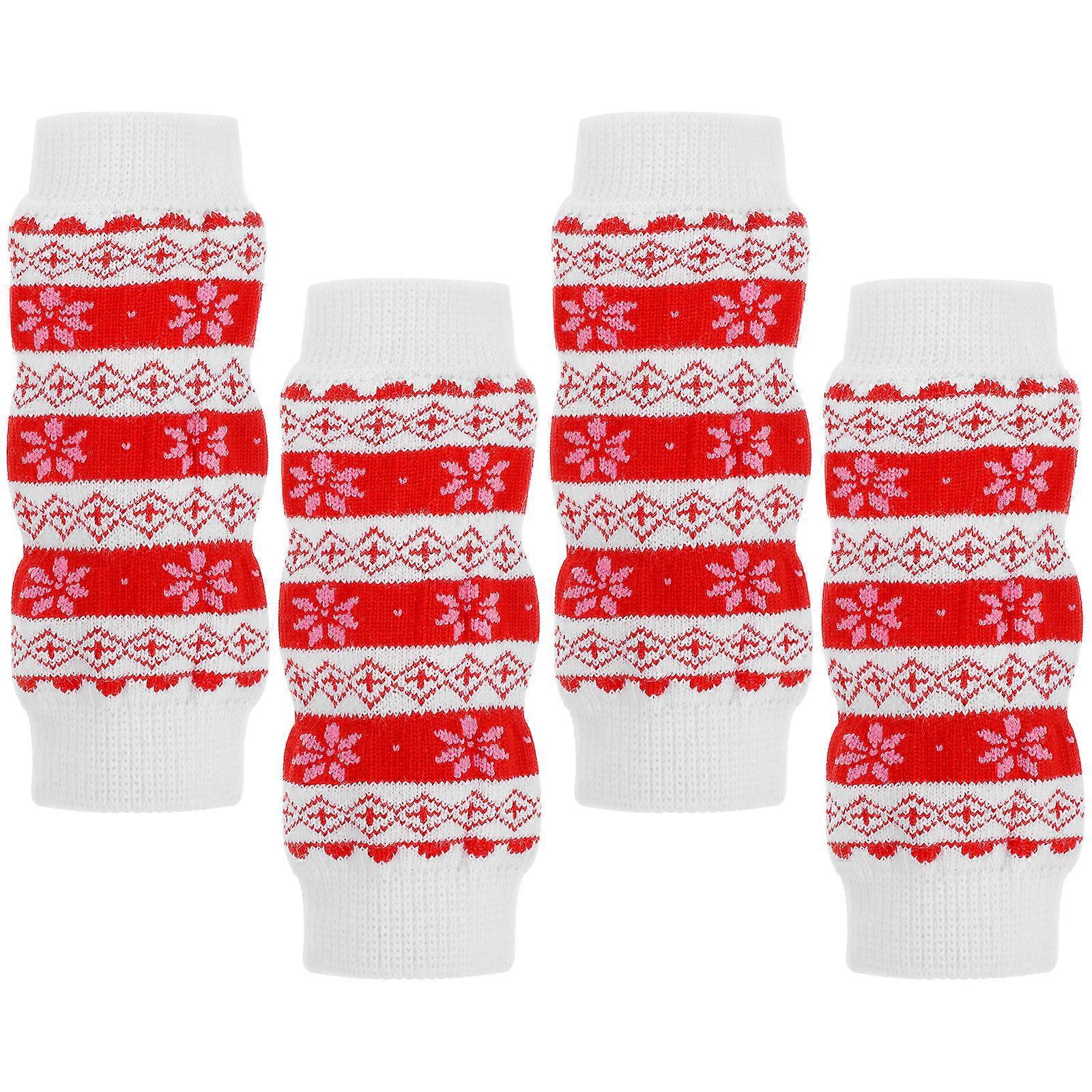 Assorted Color Pet Leg Warmers For Dogs And Cats XL Durable Dirt Proof 4Pcs