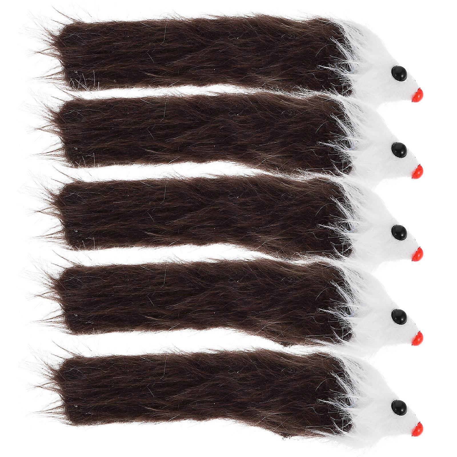 Interactive Cat Mouse Toy For Indoor Cats 5Pcs Clawing Fun And Physical Exercise