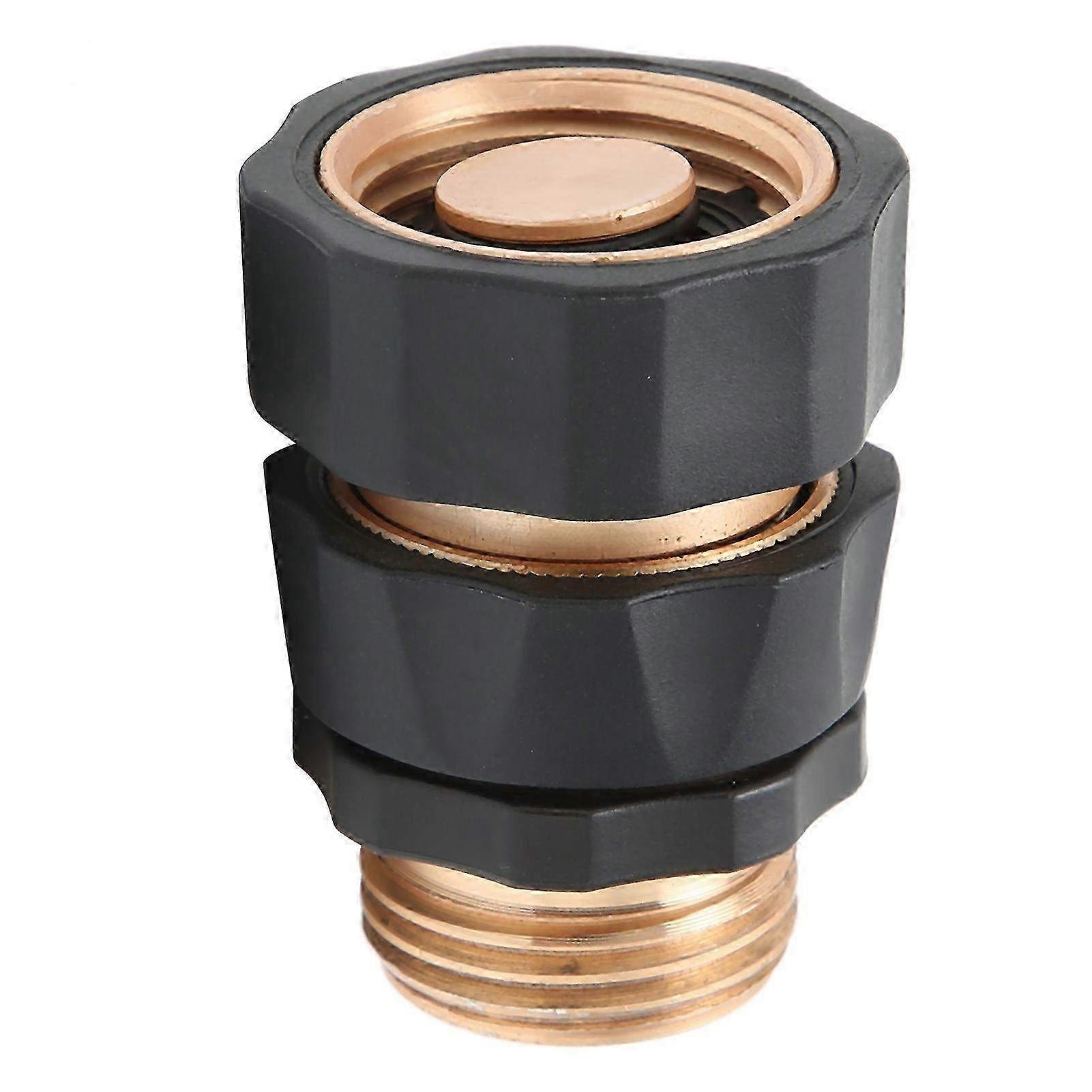Brass Garden Hose Quick Connector Joint G3/4 Female Thread - Durable Water Pipe Faucet Fittings for Easy Connection