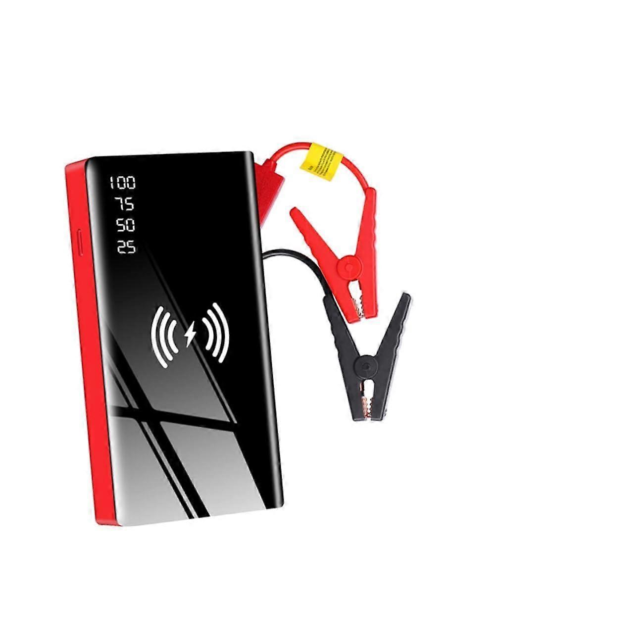 12V Portable Car Emergency Jump Starter Power Bank with Battery Booster for Vehicles Compatible with Gasoline Engines and Diesel Engines