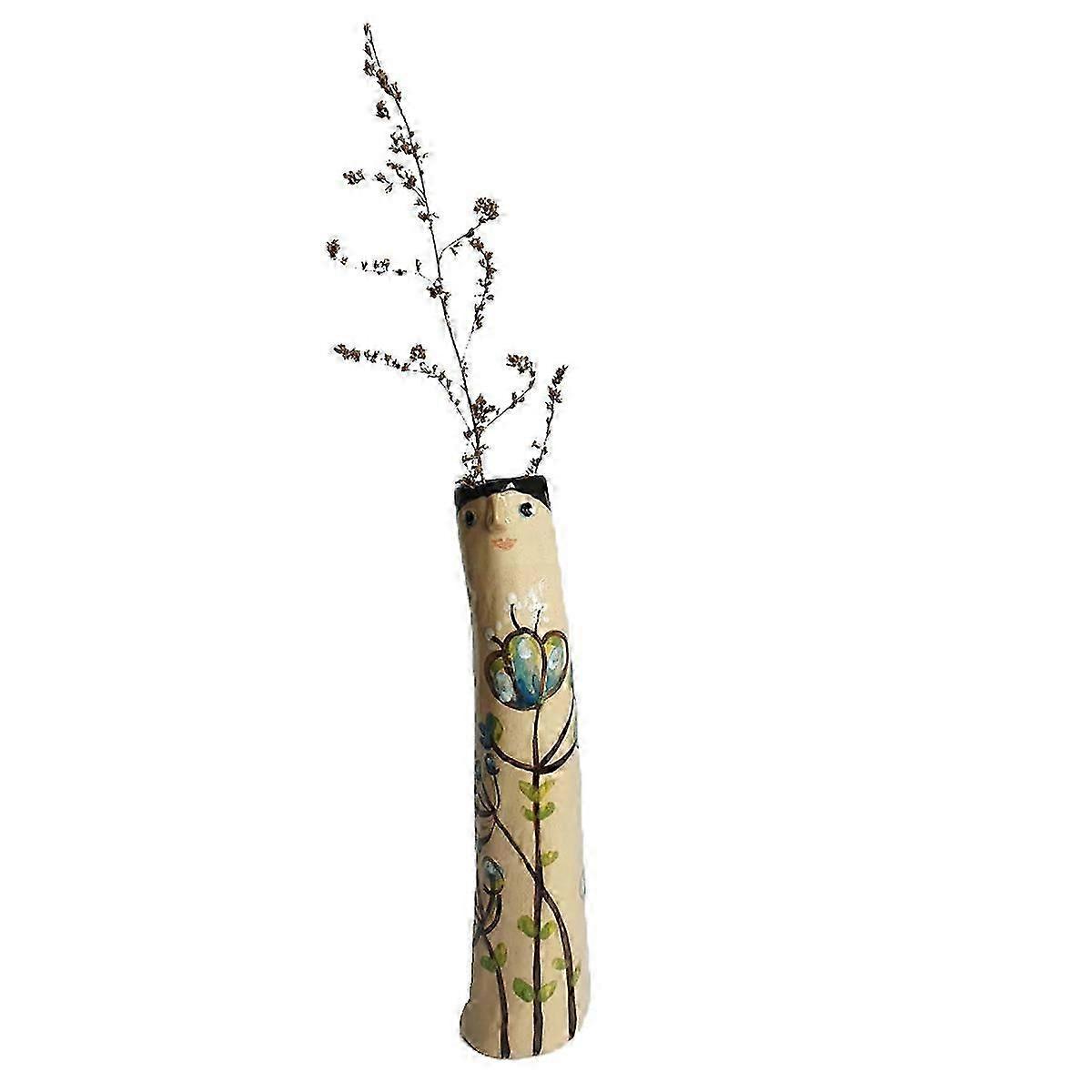 Spring Family Bud Vases Resin Bohemian Family Vase Cute Shelf Decor