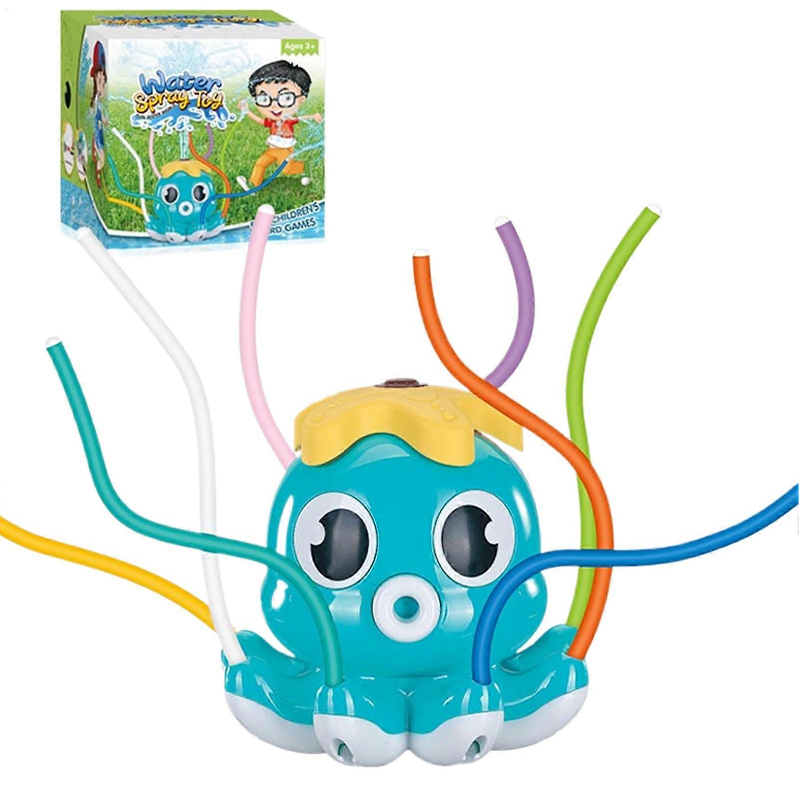 OctopusShaped Garden Sprinkler with 8 Swivel Pipes for Kids 3