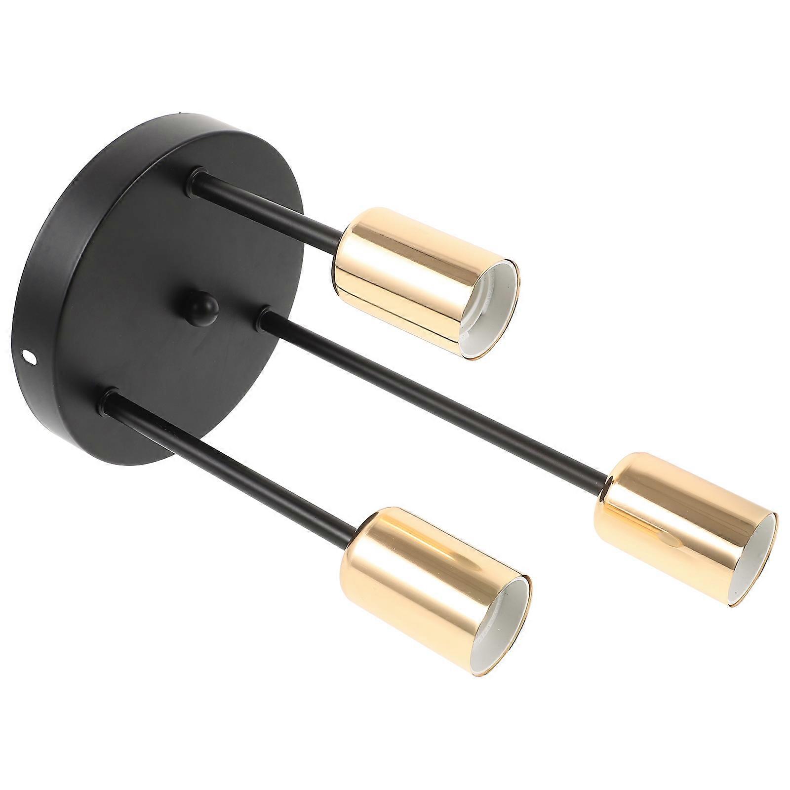 Modern Multi Iron Ceiling Lamp Fixture for Home Use Elegant Design 3 Light