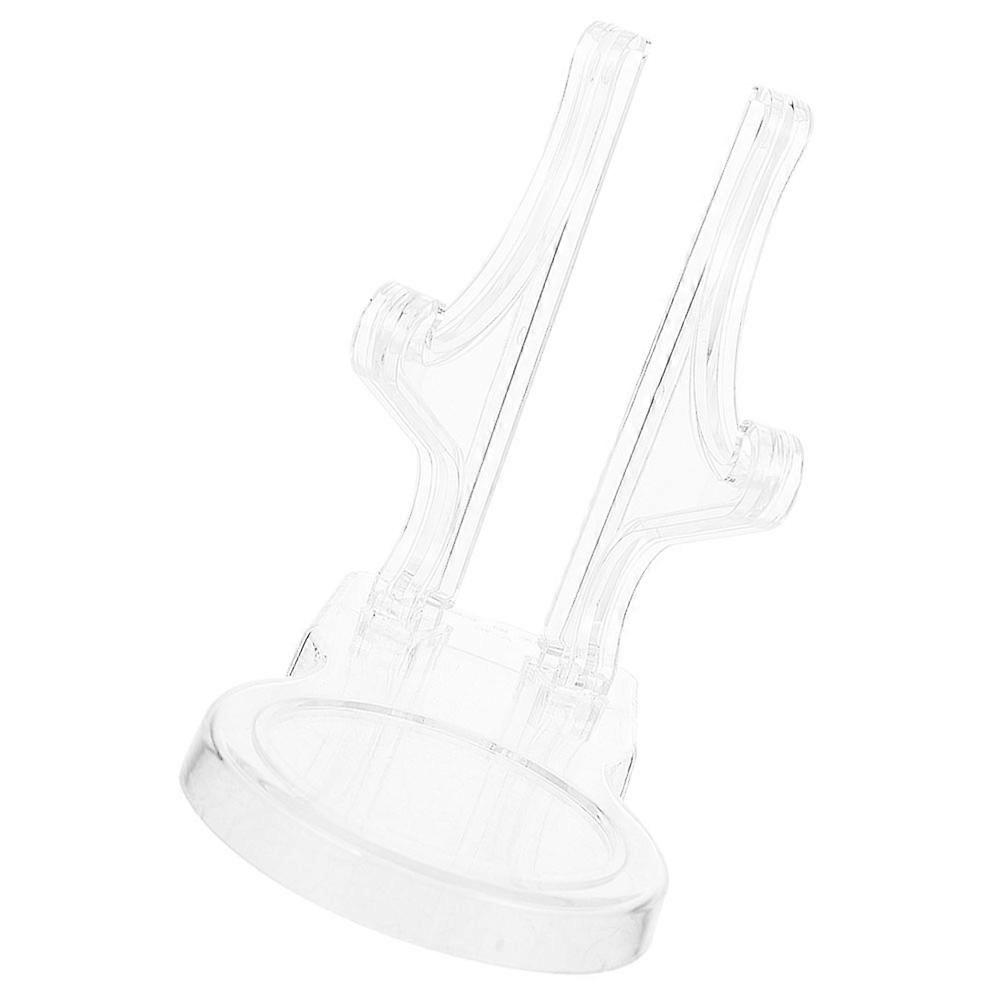 Acrylic Saucer Coffee Mug Display Stand Transparent for Cup Display Space-Saving