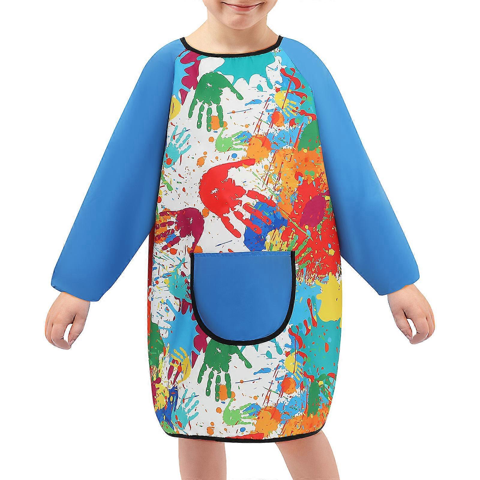 Toddler Smock For Painting Promoting Organization During Creative Playtime Dimensions: 28.7in x 17.7in 1Set