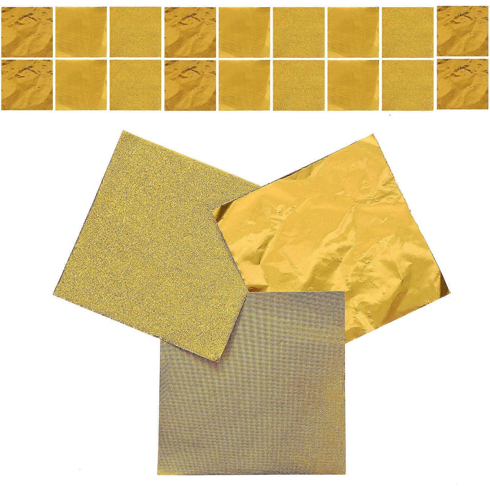 Candy Wrapping Papers For Weddings And Daily Uses With Golden Color Designed For Sealing 6 Bags Of Food