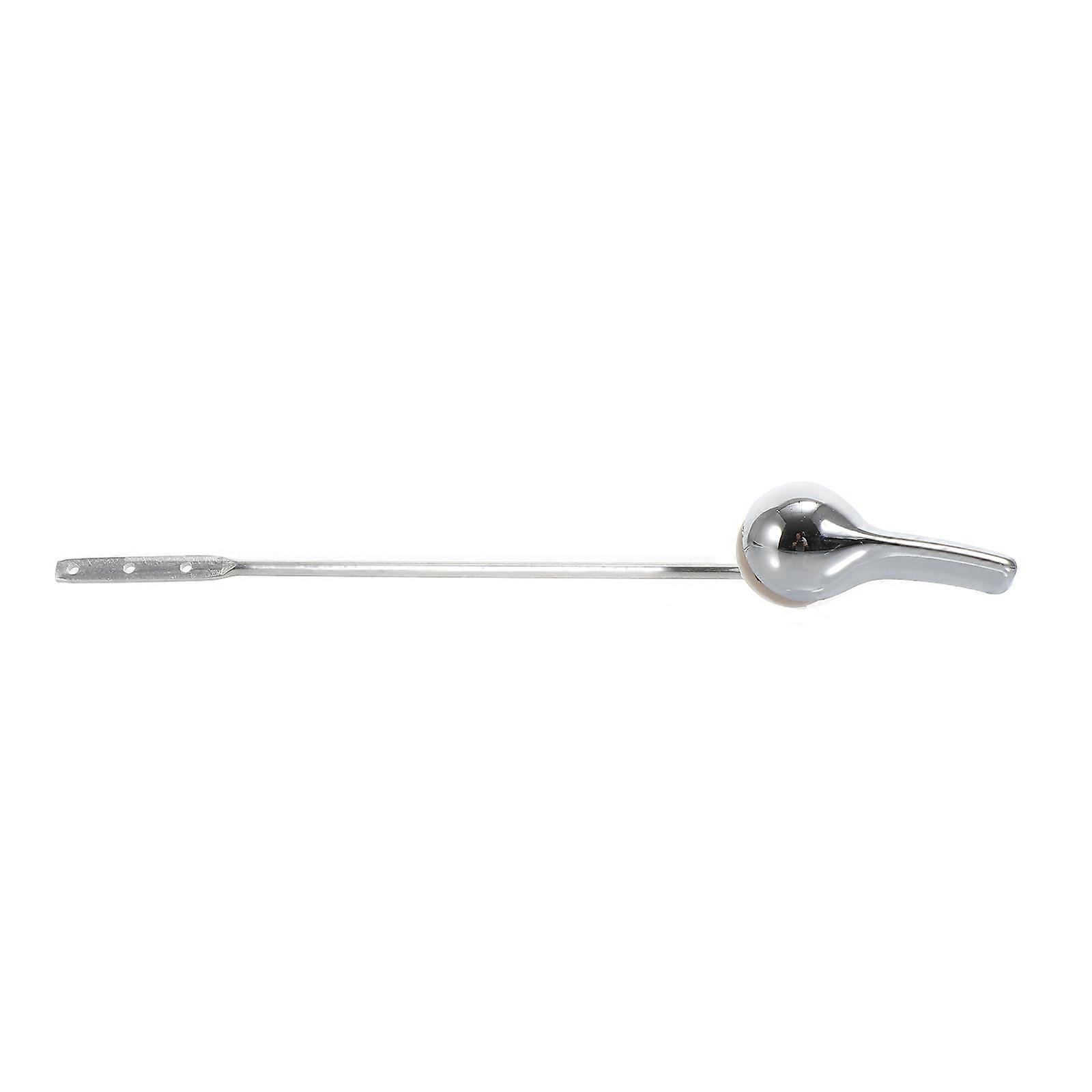 Toilet Tank Handle with Sturdy ABS Material for Home Silver Color Easy to Install and Operate