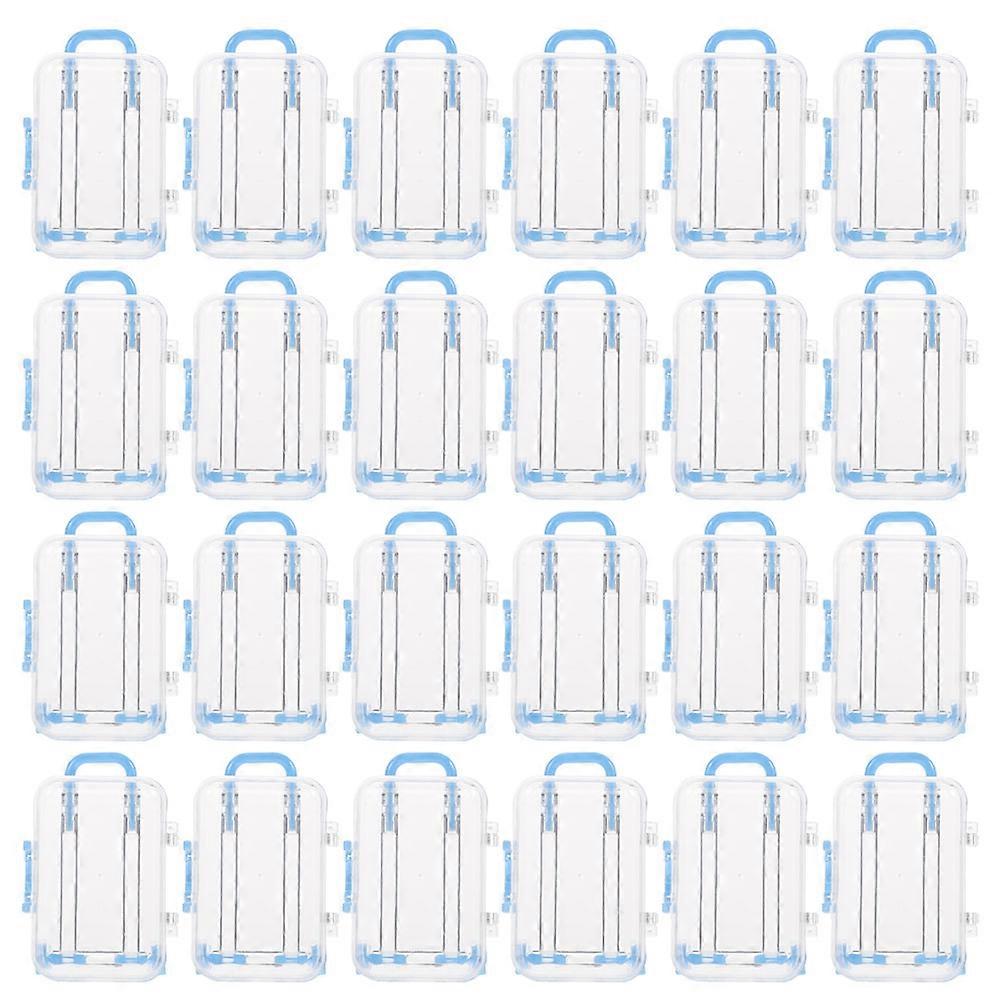 Skyblue Mini Suitcase Candy Boxes for Party Favors and Gifts with Sturdy Material 24pcs