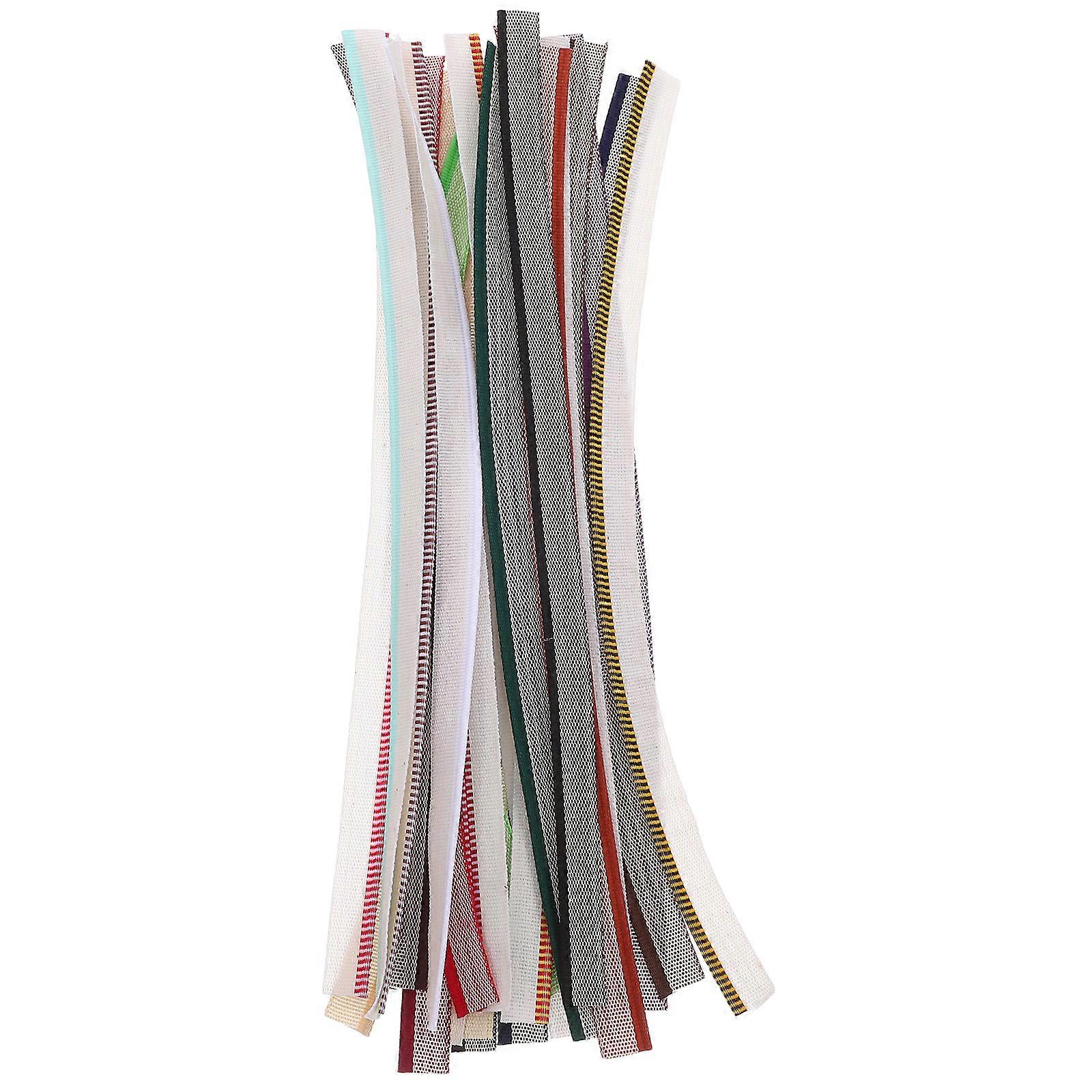 Assorted Color 48Pcs Binding Materials Sturdy Weave Book Binding Fabric For Bookbinding Projects Suitable For Beginners With Easy Adhesion