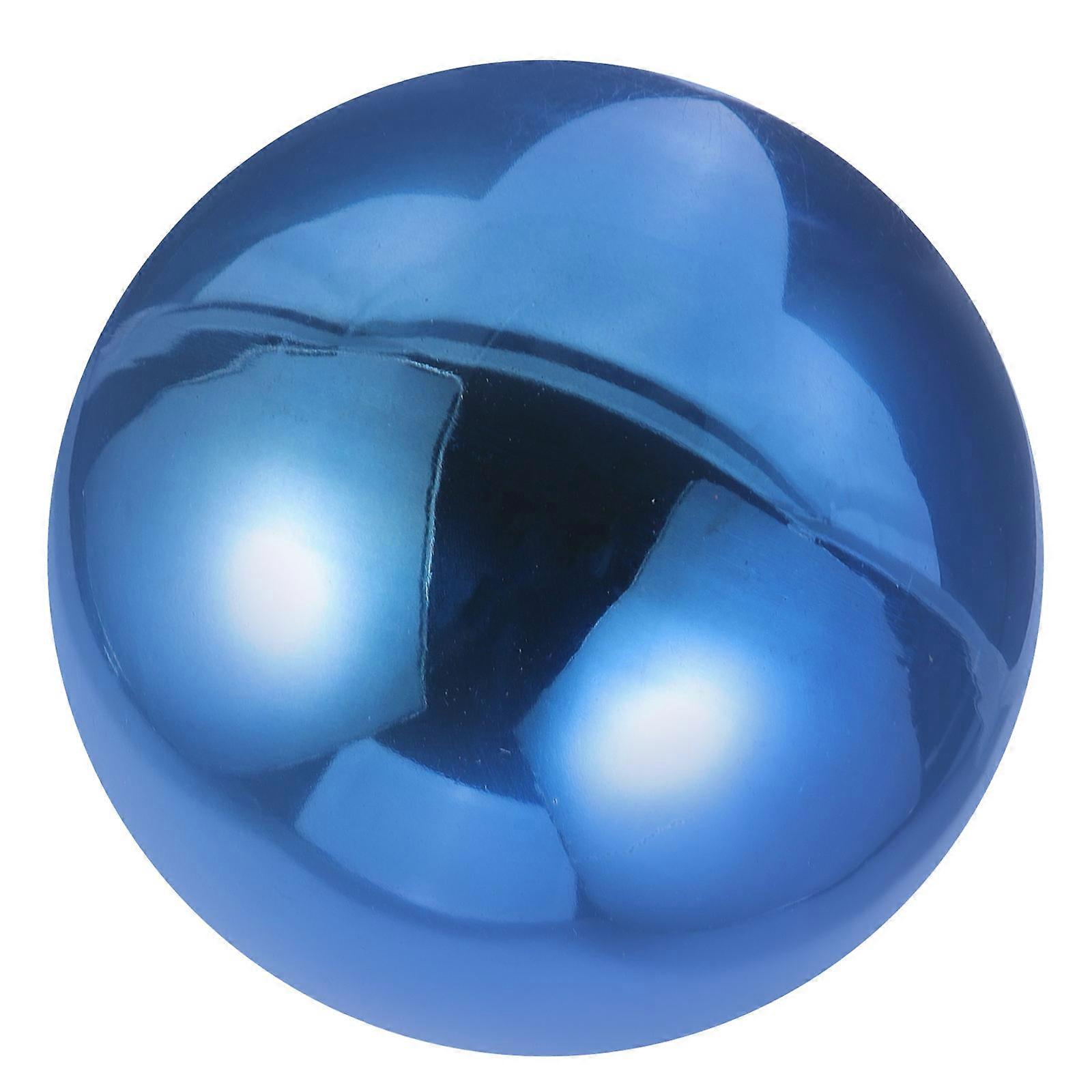 Reflective Garden Gazing Ball Polished Sphere Decoration Made Of Stainless Steel In Navy For Outdoor Use 1Pack