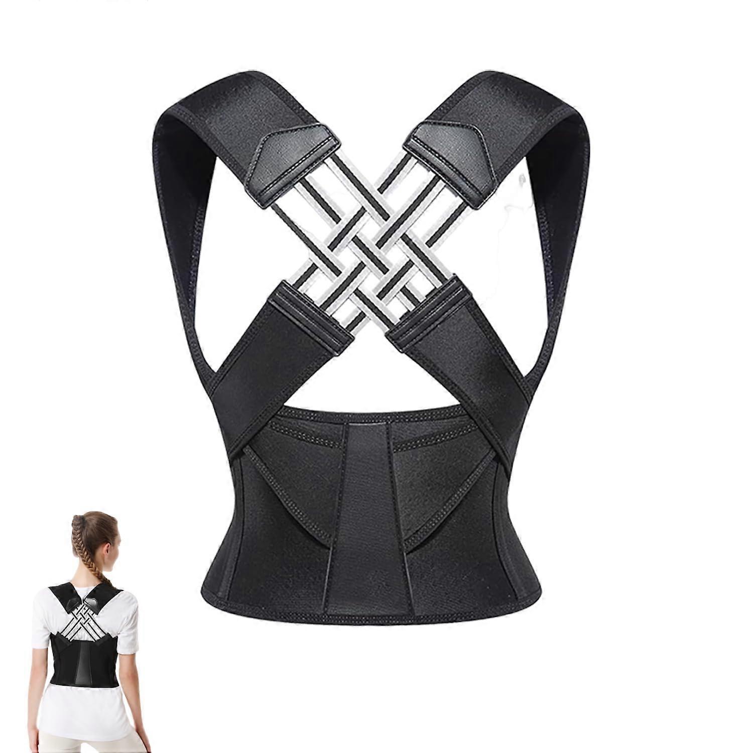Posture Corrector for Men and Women, Back Support with Adjustable Strap