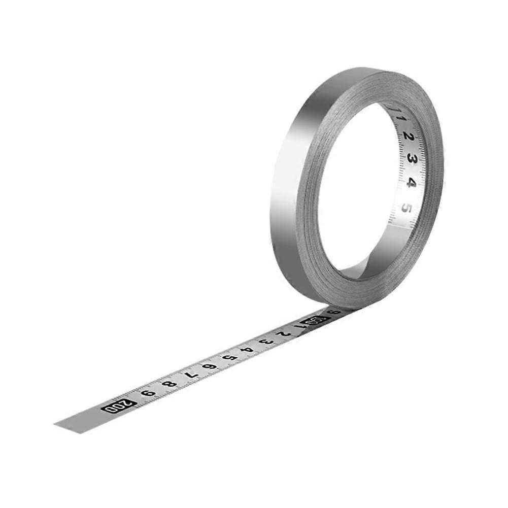For Self-Adhesive Stainless Steel Ruler 1M Precision Scale Multifunctional Measuring Tool