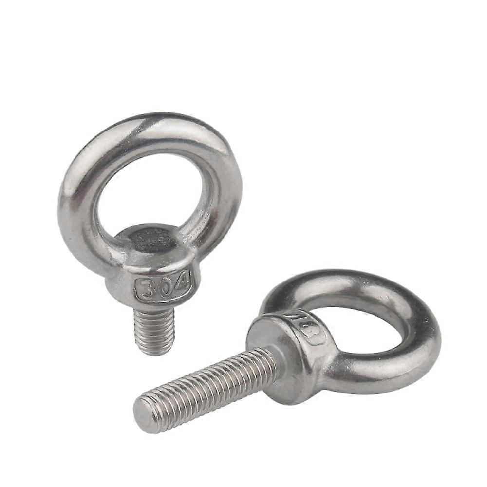 Ösenschrauben M4 5pcs 304 Edelstahl Hebeöse Erweiterungs-Ösenschrauben für Kabelseil M3 M5 M6 M8 M10 M12
