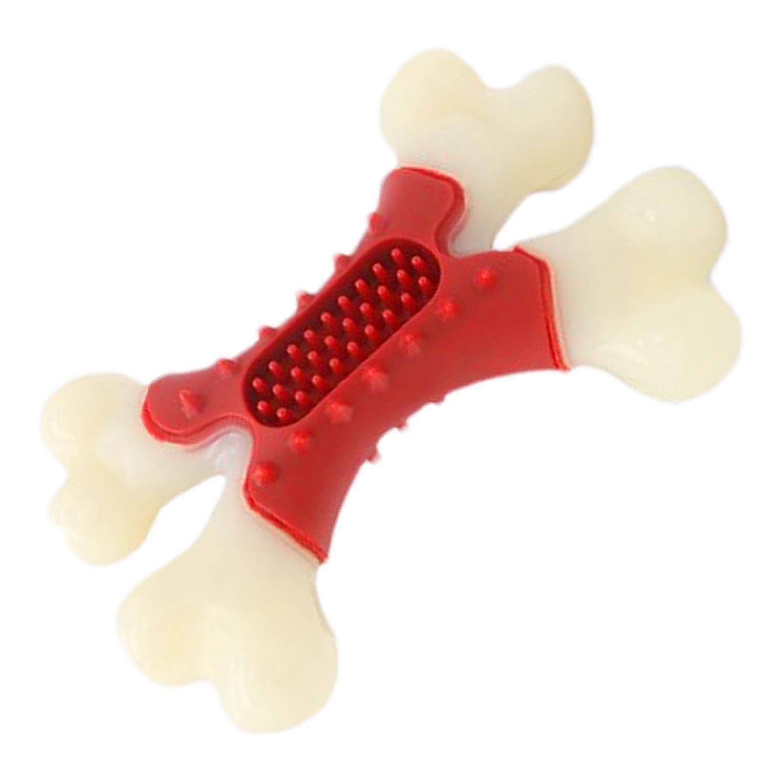 Tough Dog Chew Toy, Bone Shaped Tough Chew Toy Long Lasting Dog Training Toy Bone to Reduce Indoor Boredom for Dogs up to 16 Kg