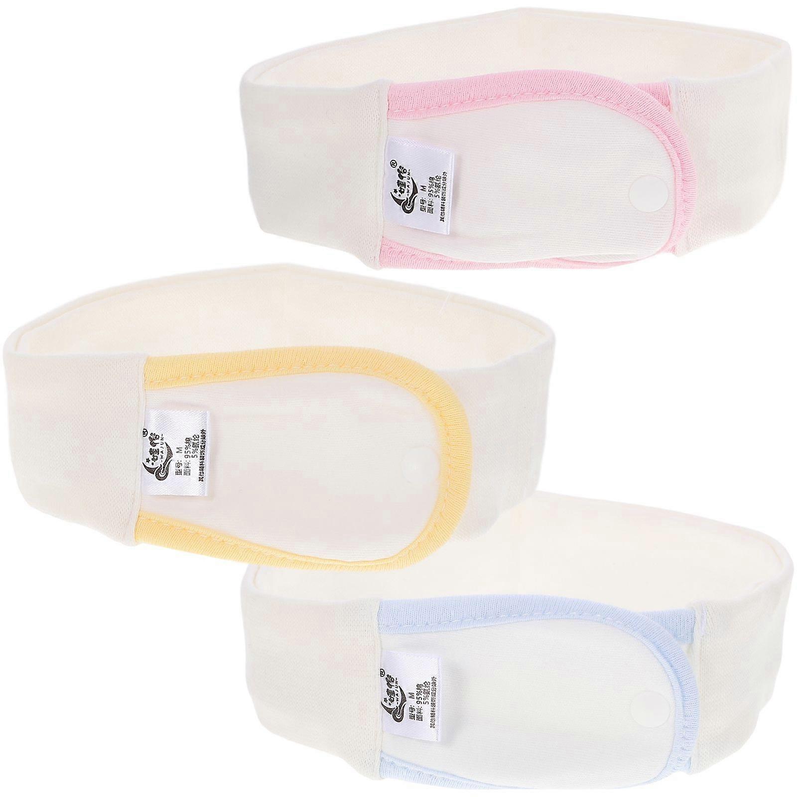 3pcs Cotton Toddler Diaper Fixing Belts Adjustable Diaper Fastened Belts