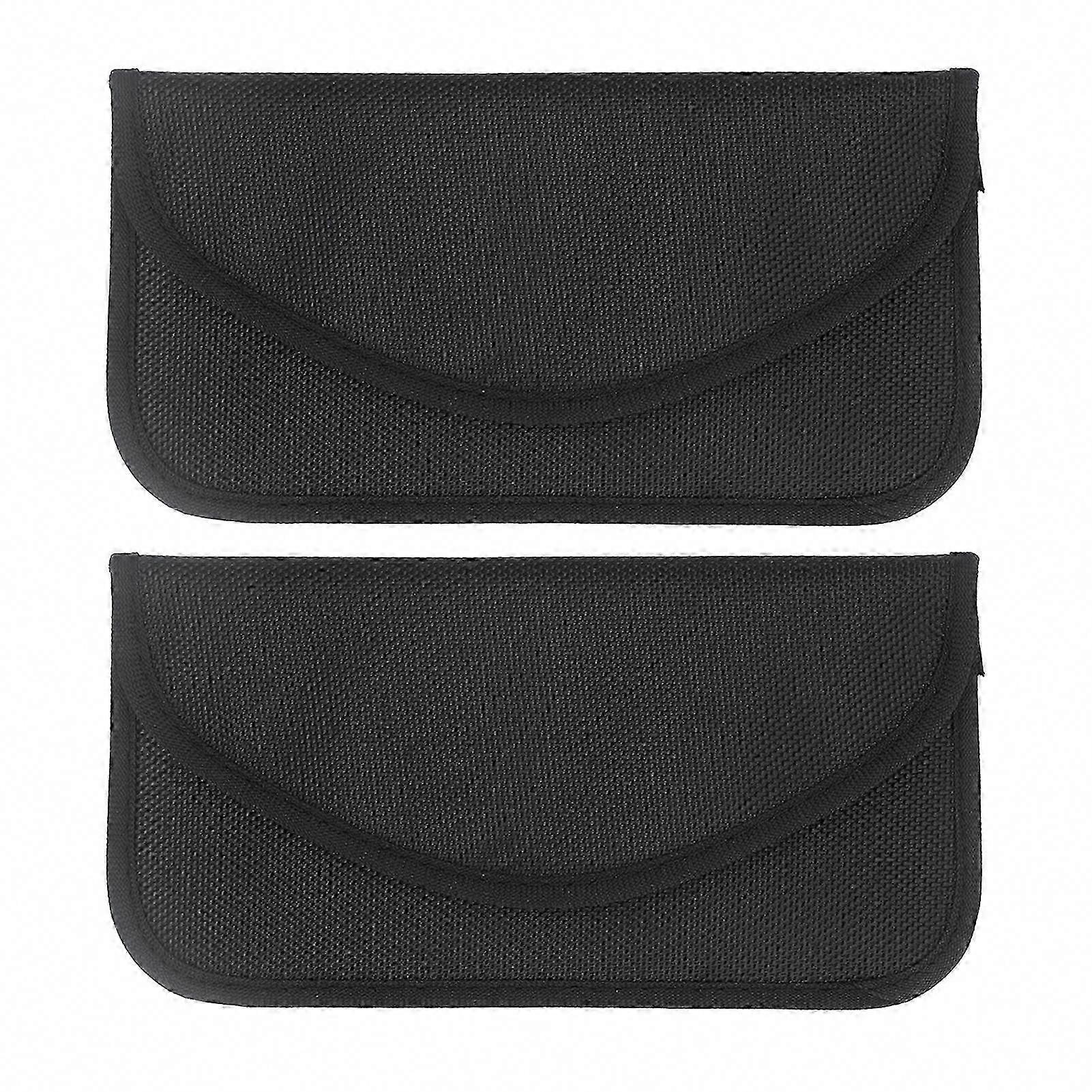 2pcs Faraday Bag for Phone - Anti Hacking Signal Blocking Pouch, Black