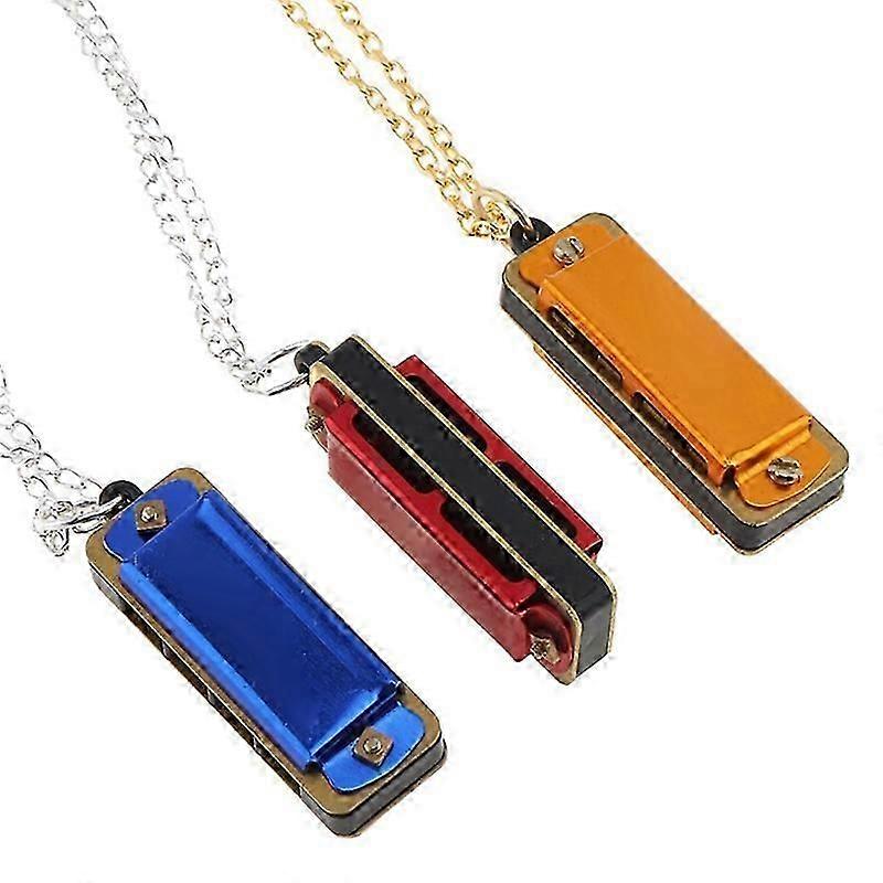 3Pcs Mini Harmonica Key of C, 4 Holes 8 Tones Harmonica