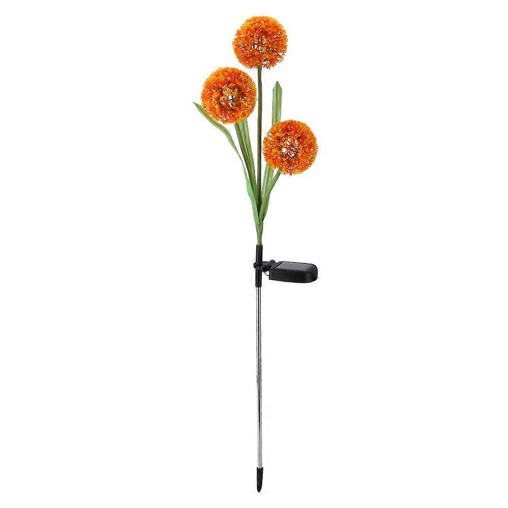 Solar Powered 3 LED Simulation Garden Light Lawn and Garden Lamp