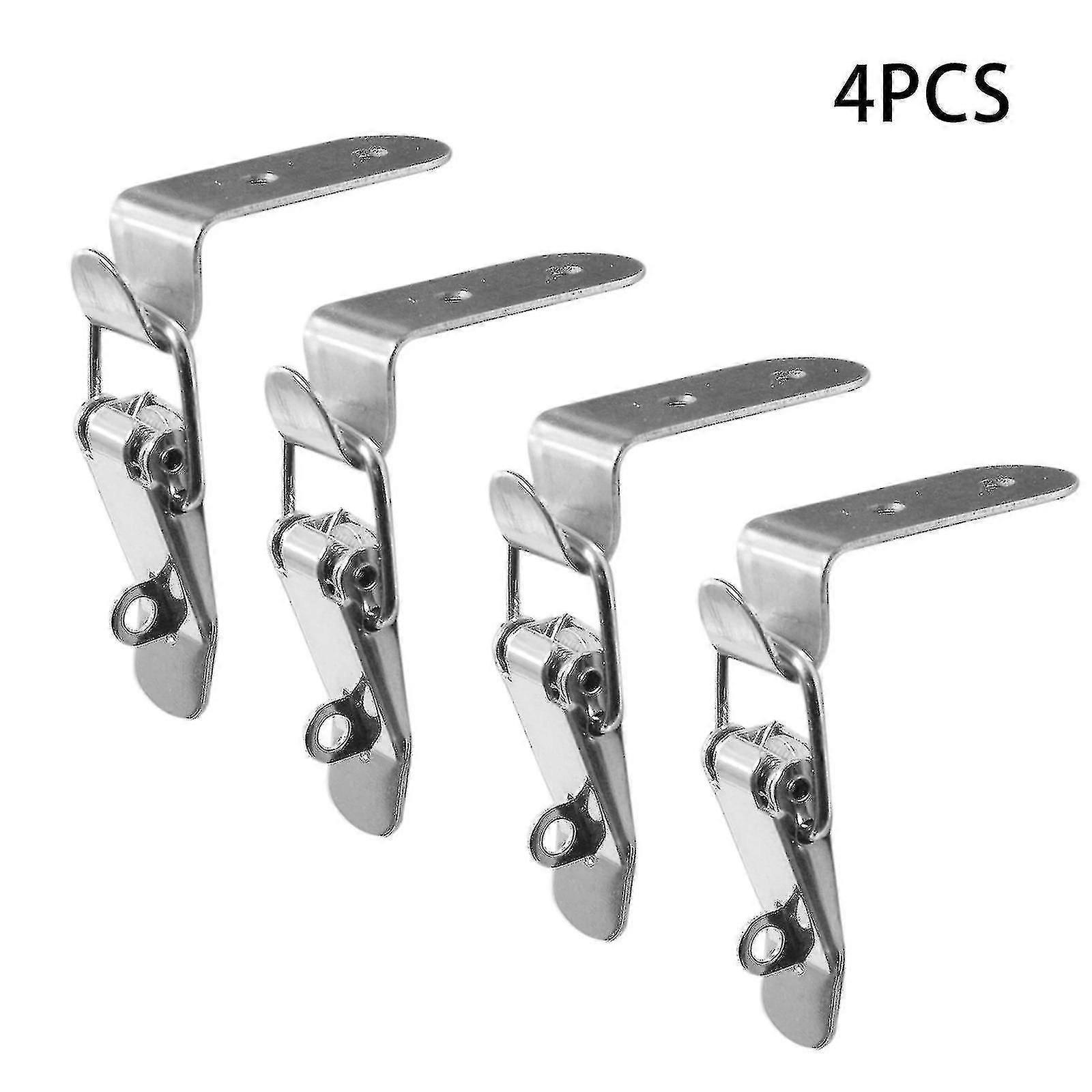 4pcs 90 Duck-Mouth Spring Loaded Toggle Latch, acier inoxydable