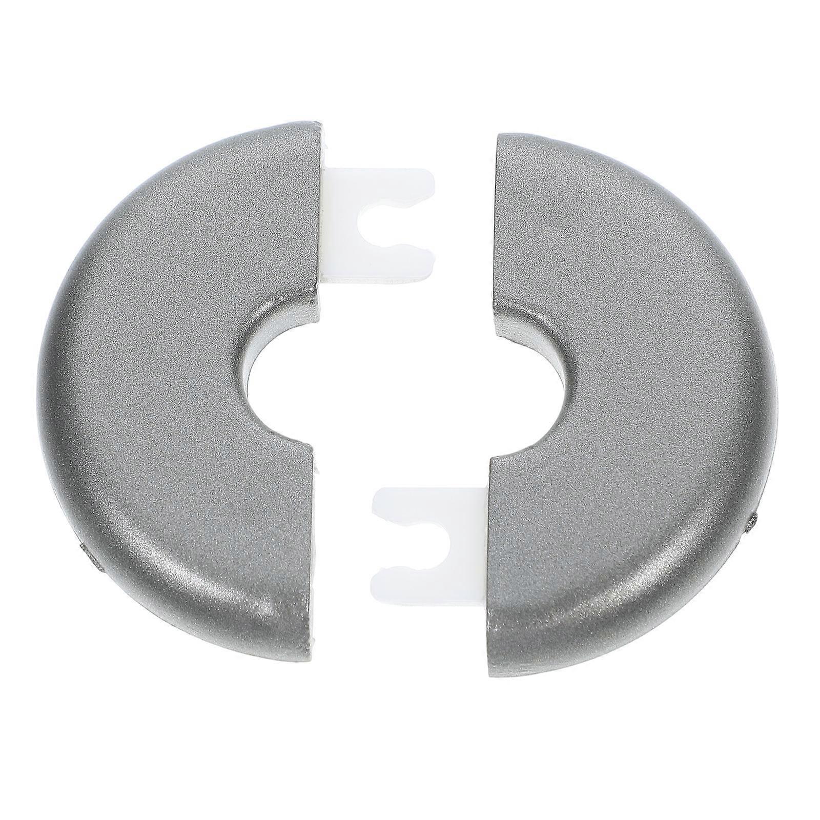 Round ABS Pipe Cover Flange, Decorative Escutcheon Plate for Faucet, Angle Valve, AC Pipes, Sewer and Flue Lid Protector, Easy Peel and Stick