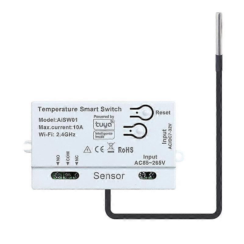 Graffiti WIFI Temperature Dry Contact Switch Module APP Remote Control Switch, Supports Google / Alexa Voice