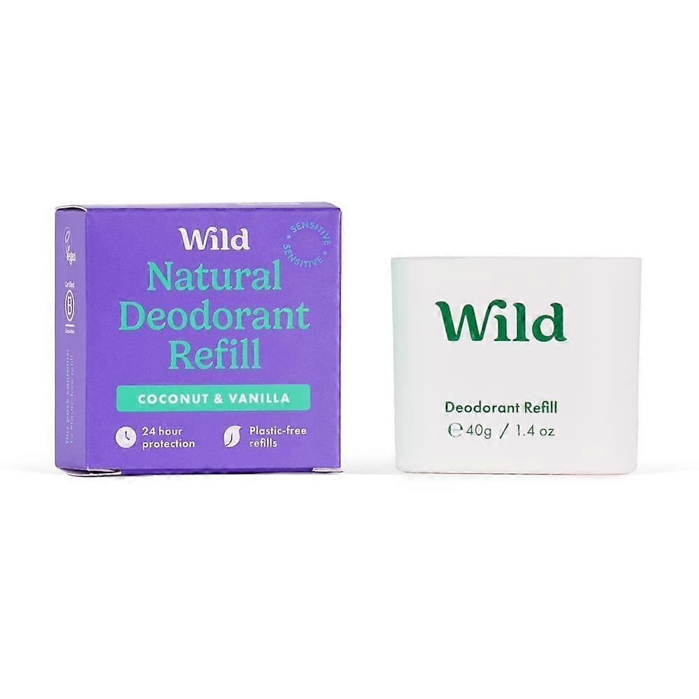 Wild Coconut & Vanilla Sensitive Deo Refill 40g - 2 Pack