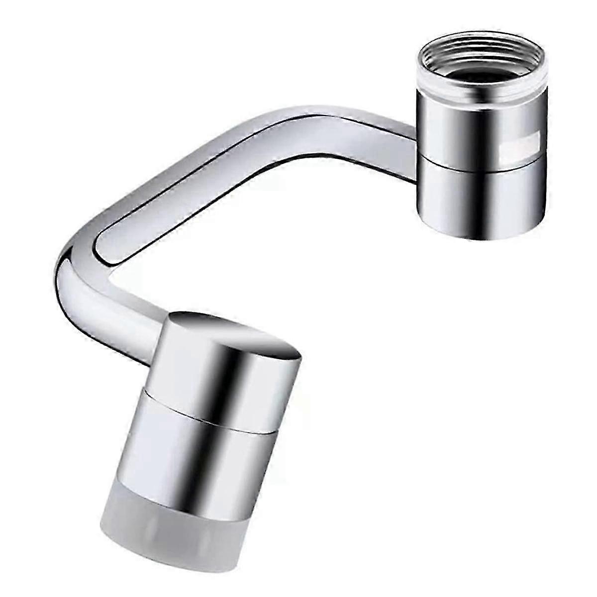 Universal 1080° Rotating Faucet Extender with Solid Brass Filter Aerator for All Splashes