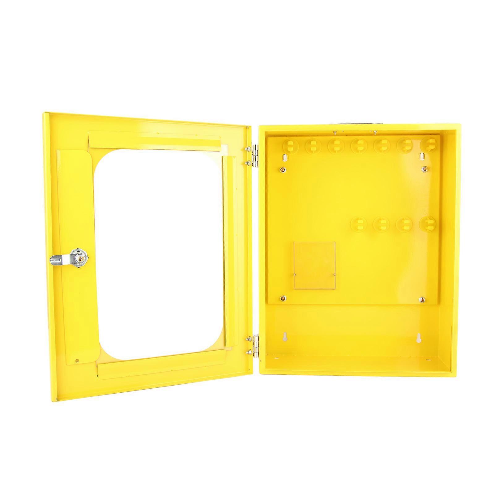 Lockout Station Iron Portable Industrial Safety Multi-Function Box with 2 Keys