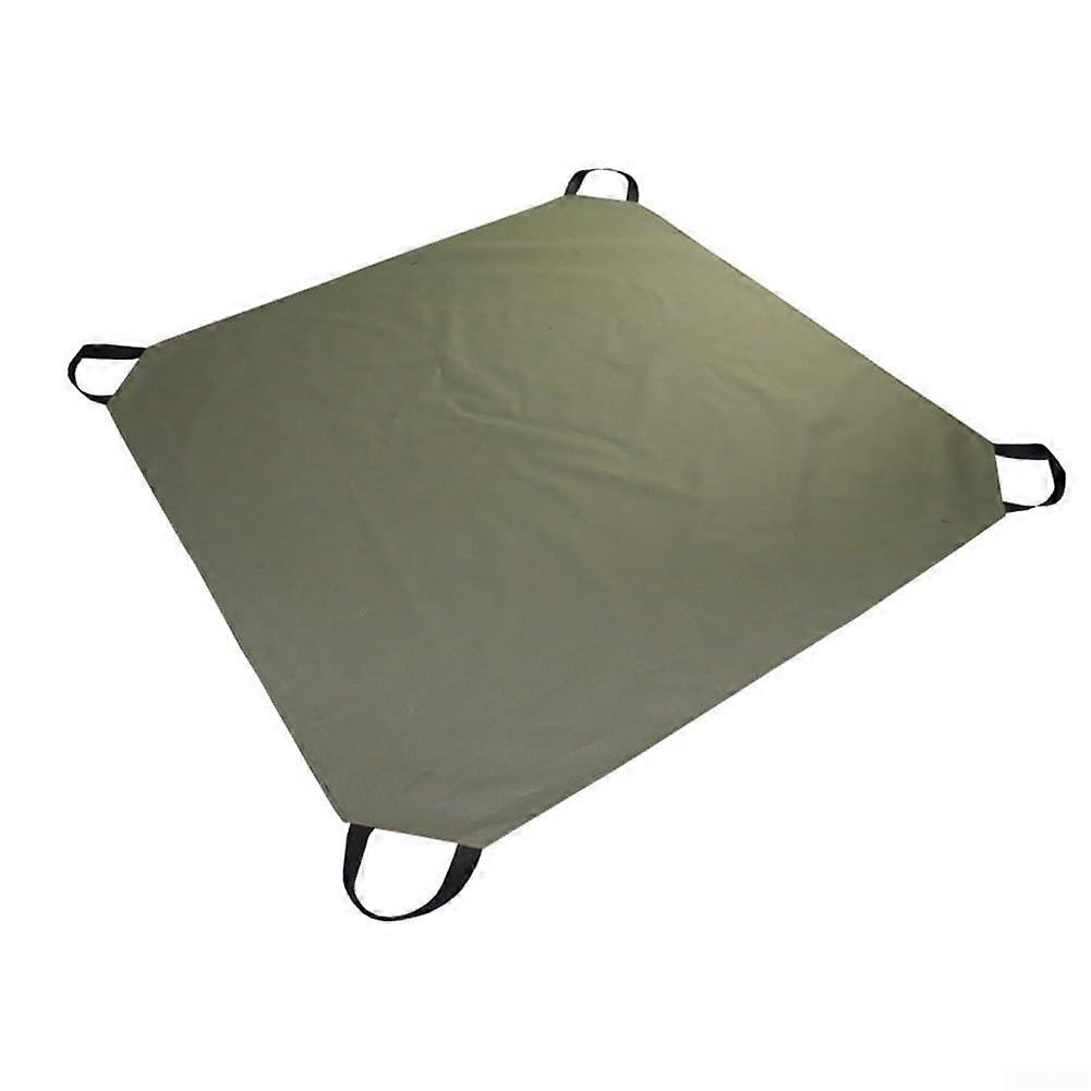 Leaf Tarp Waterproof For Efficient Leaf Collection Garden Cleanup With 4 Strong Handles