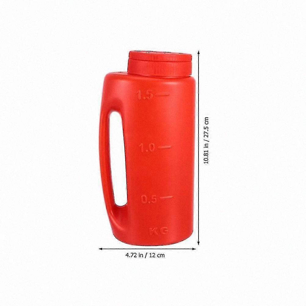 Portable Hand-Held Spreader for Fertilizer, Salt, and Ice Dispensing Shaker Tool