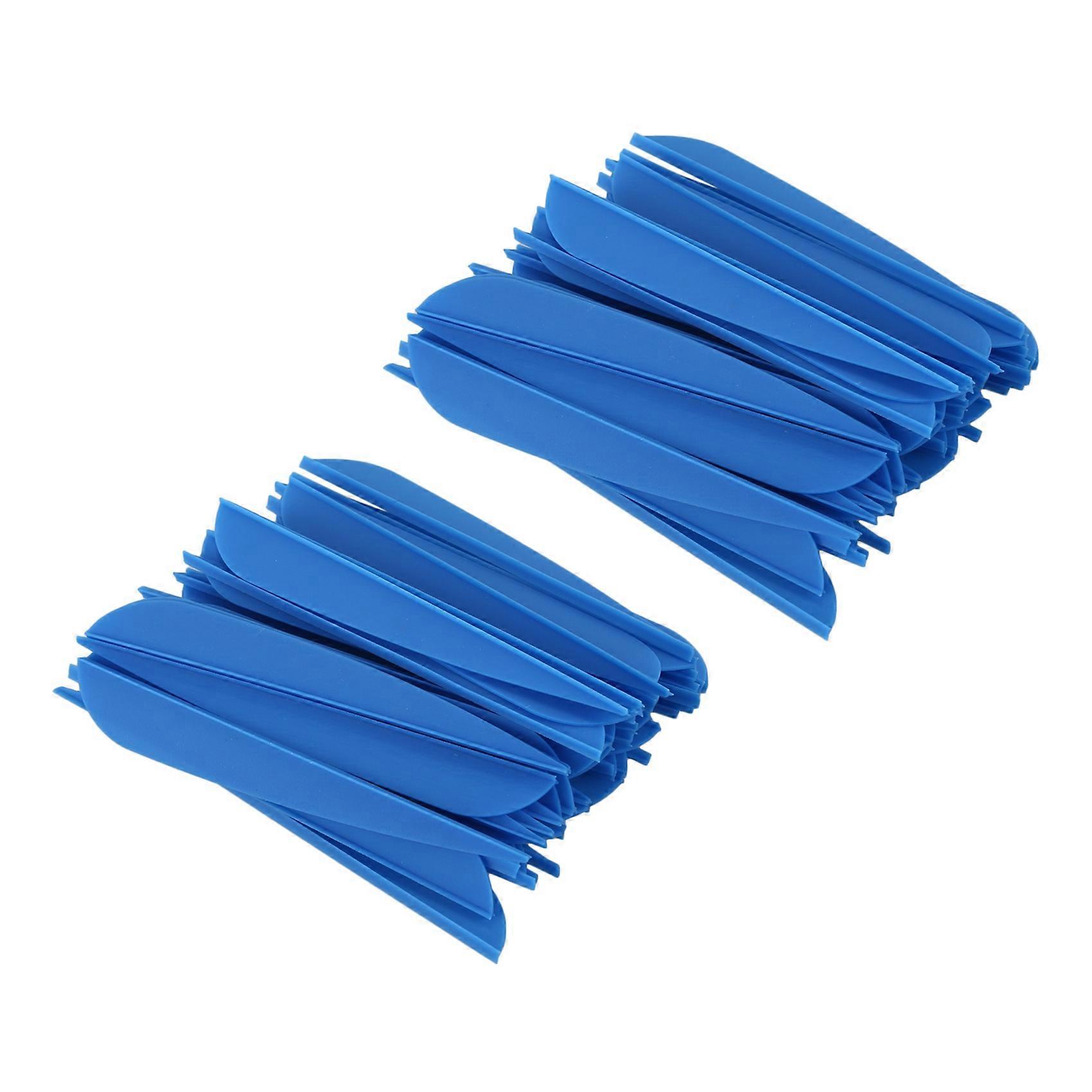 Arrows Vanes 4 Inch Plastic Fletching for DIY Archery Arrows 50 Pack