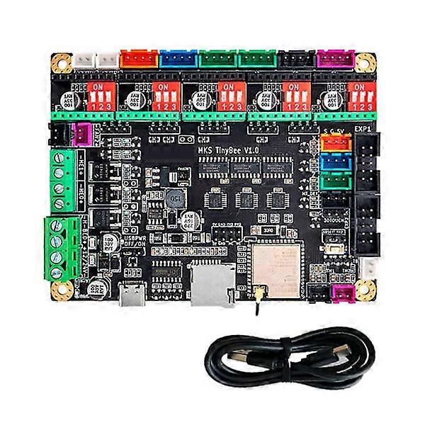 MKS TinyBee Motherboard ESP32-Wroom-32U 8M Flash ESP32-D0WD-V3 Chip Dual 32bit