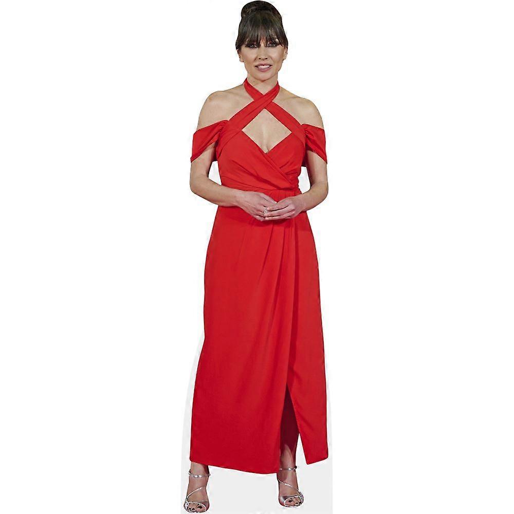 Marian Alvarez Cachero (Red) Cardboard Cutout (lifesize OR mini size). Standee. Stand Up.