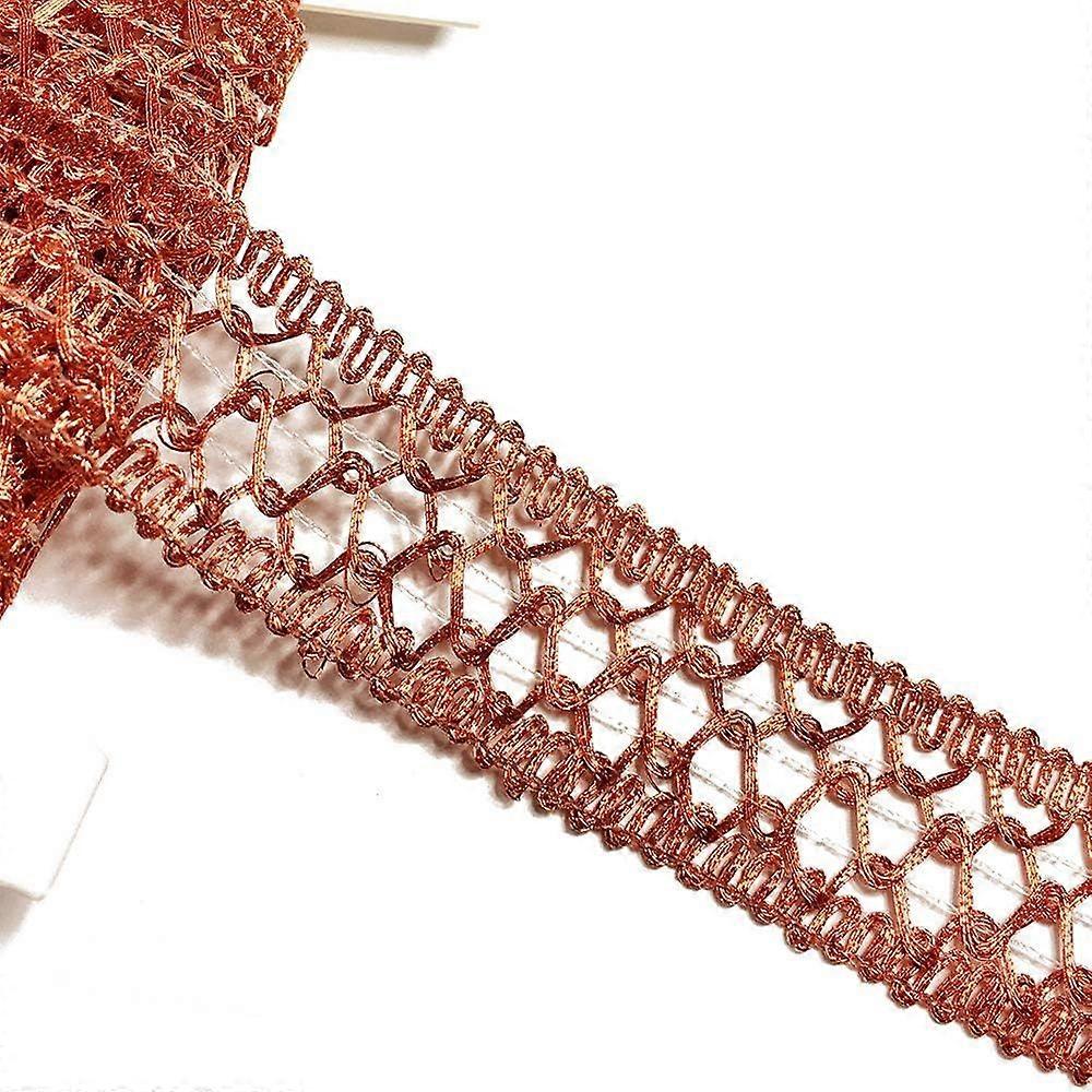 7/8" Metallic Braid by 3-Yards,  (Copper)