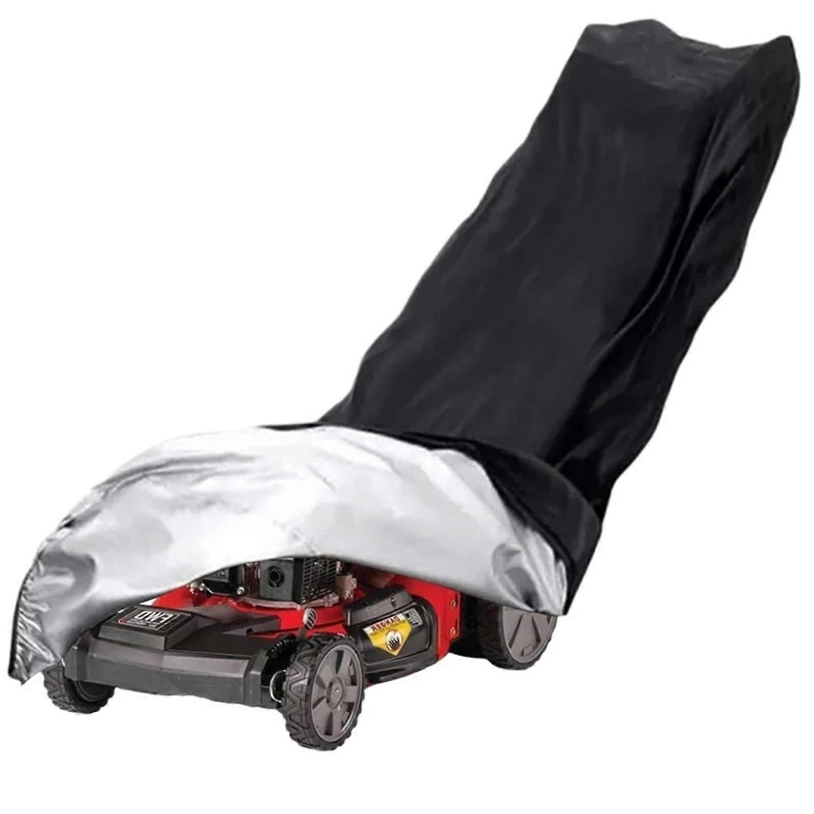 Lawnmower Storage Cover 210D Waterproof Drawstring Closure, Multiple Sizes, Fits 193x112x64 cm