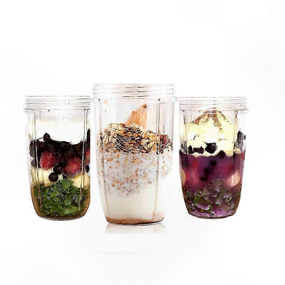 Replacement Cup Set 18oz/24oz/32oz for High-Power Bl s, Durable Spare Parts for Smoothie Makers