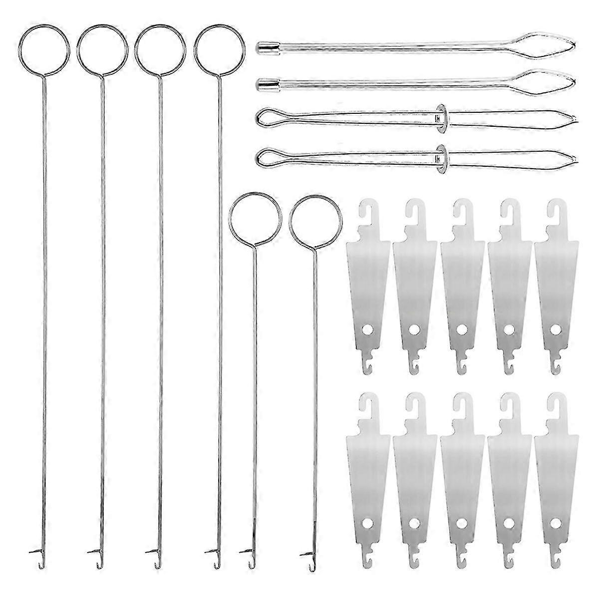 20pcs Sewing Ring FlipperHook, Sewing Loop Turner Hooks