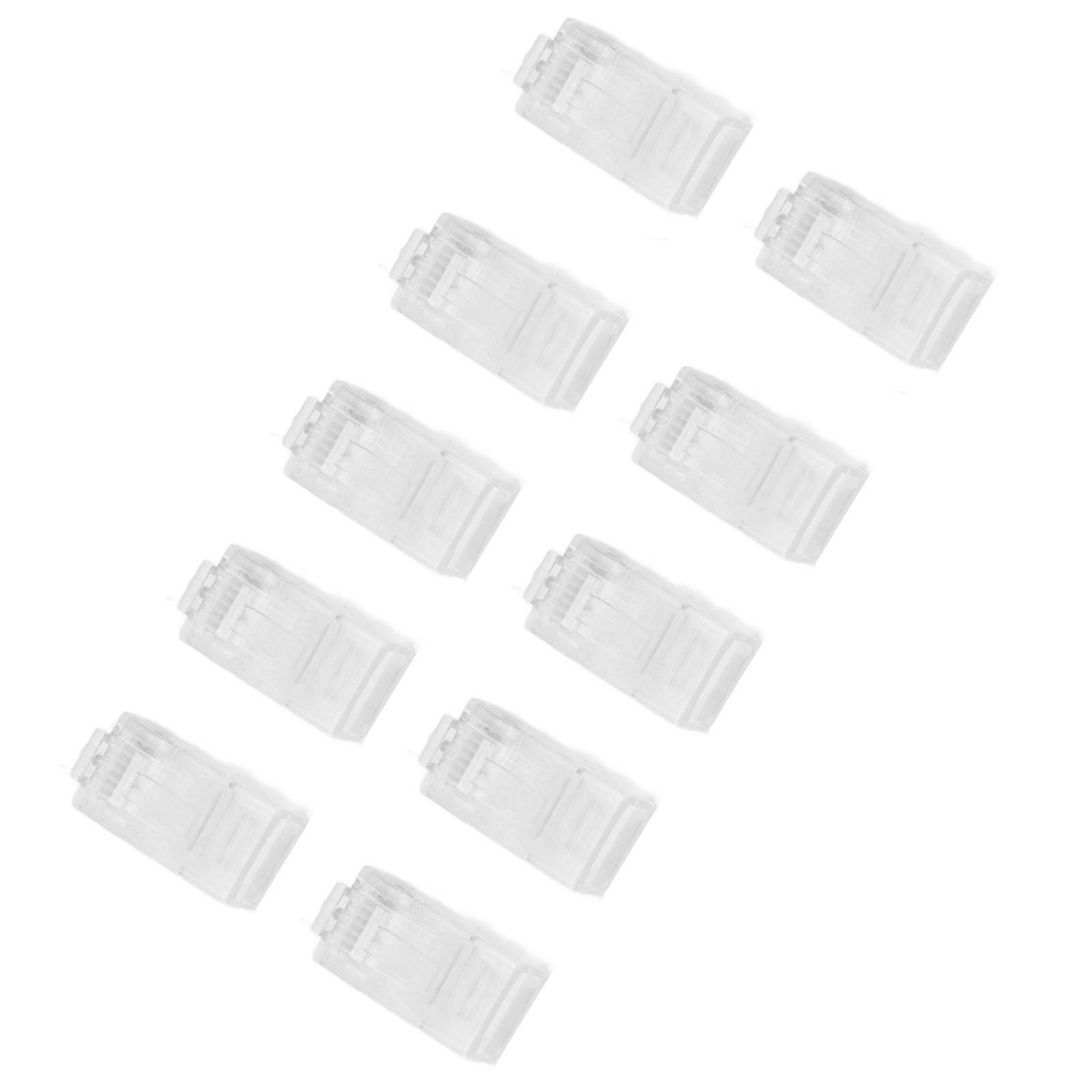 100Pcs TF1013A Network Crystal Heads 8p8c Gold Plated Plug