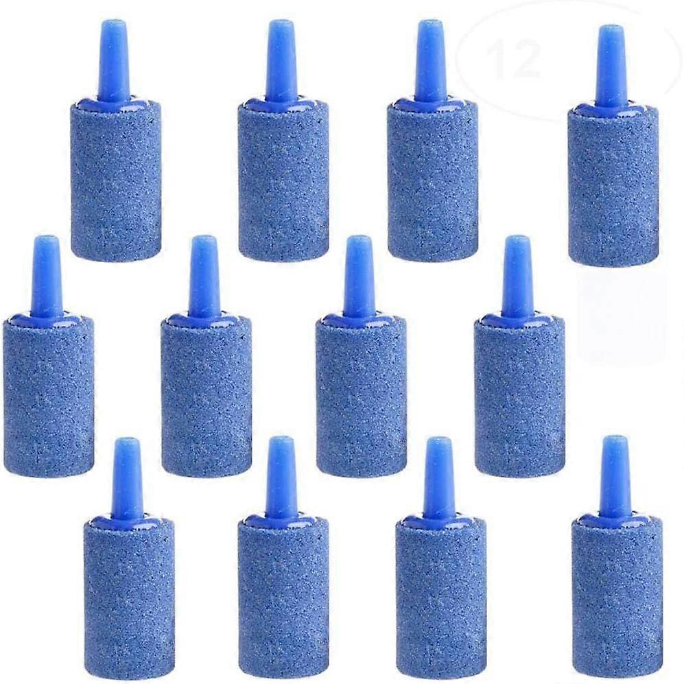 12 Pcs Air Bubble Aerator Stone, Aquarium Air Stone, Mineral Pump Diffuser, for