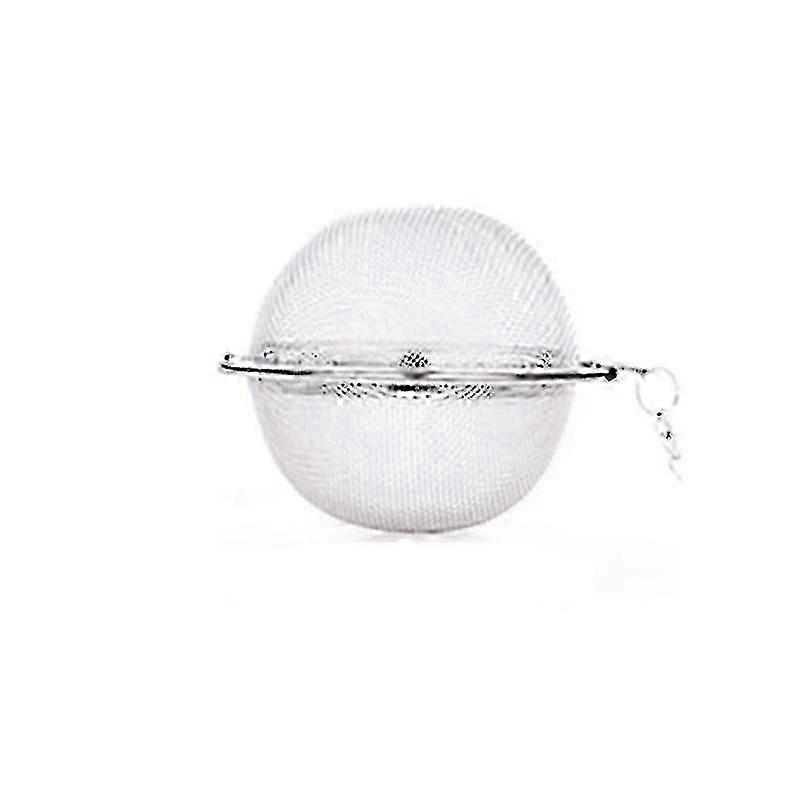 Dia 9cm Stainless Steel Tea Infuser Sphere Locking Spice Tea Ball Strainer Kitchen